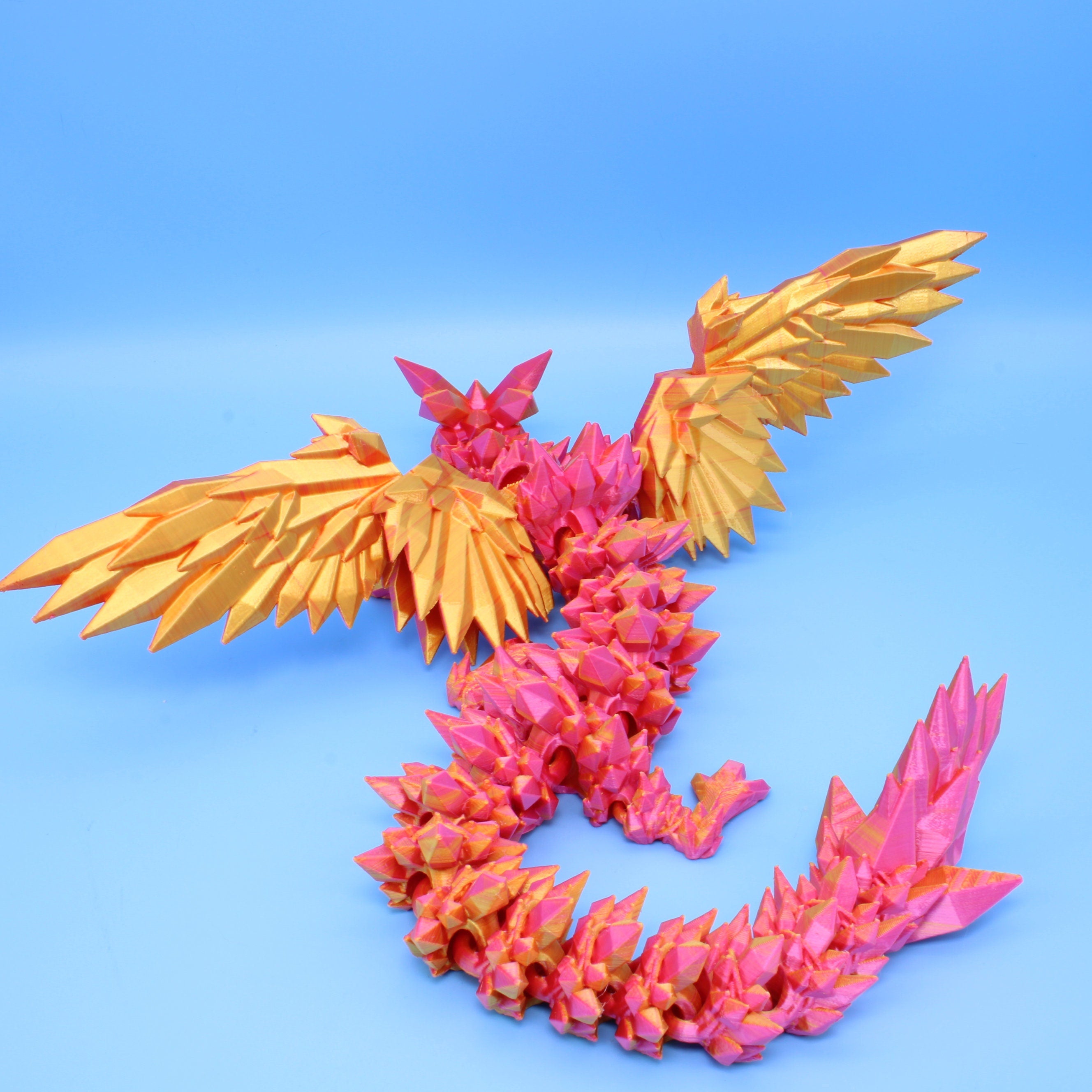 Crystal Wing Dragon | 3D printed | 18 in.