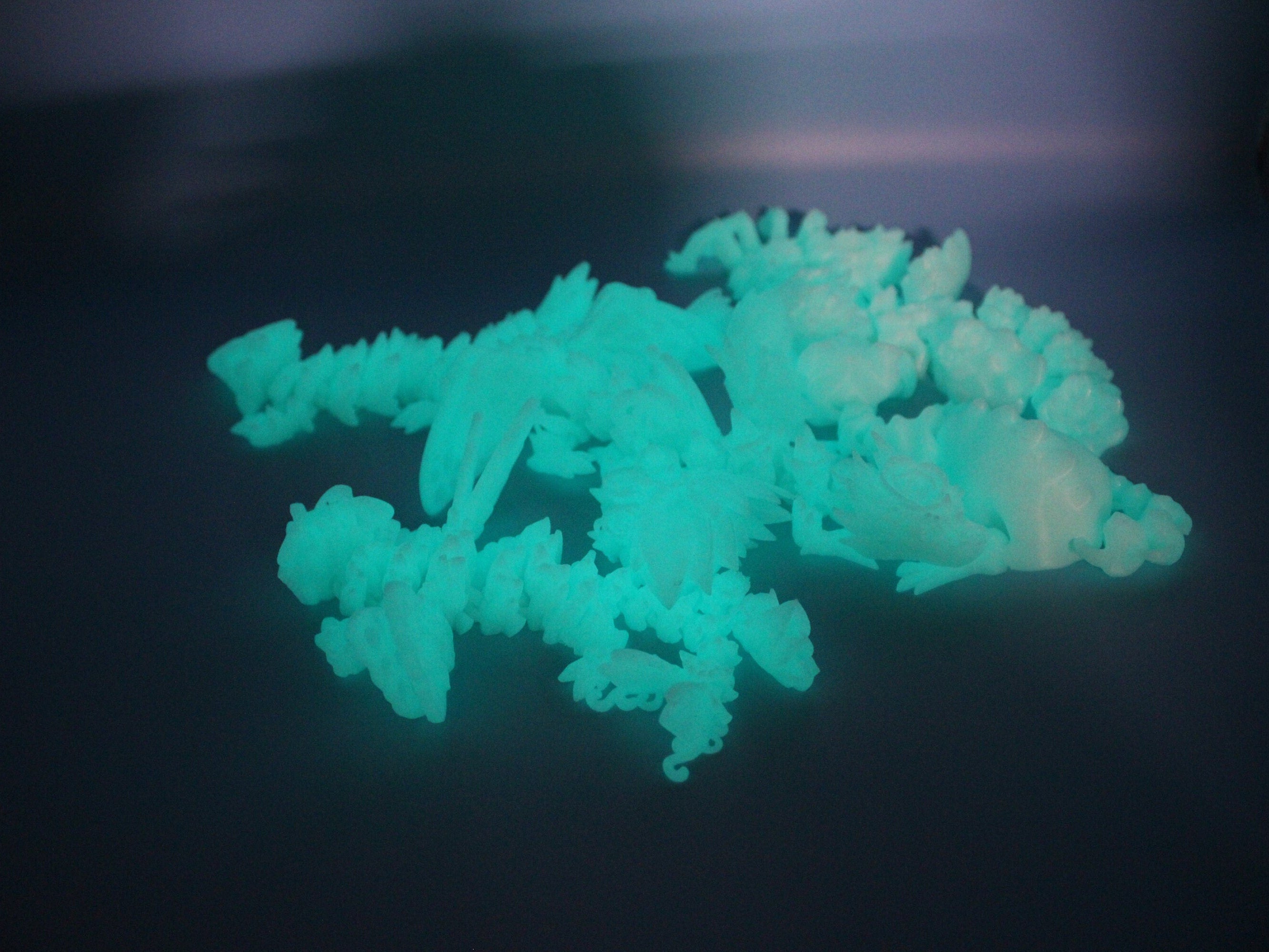 Glow in the Dark! Spider, Bone Rat, Dragons - Kosha, Rosewing, Butterfly.