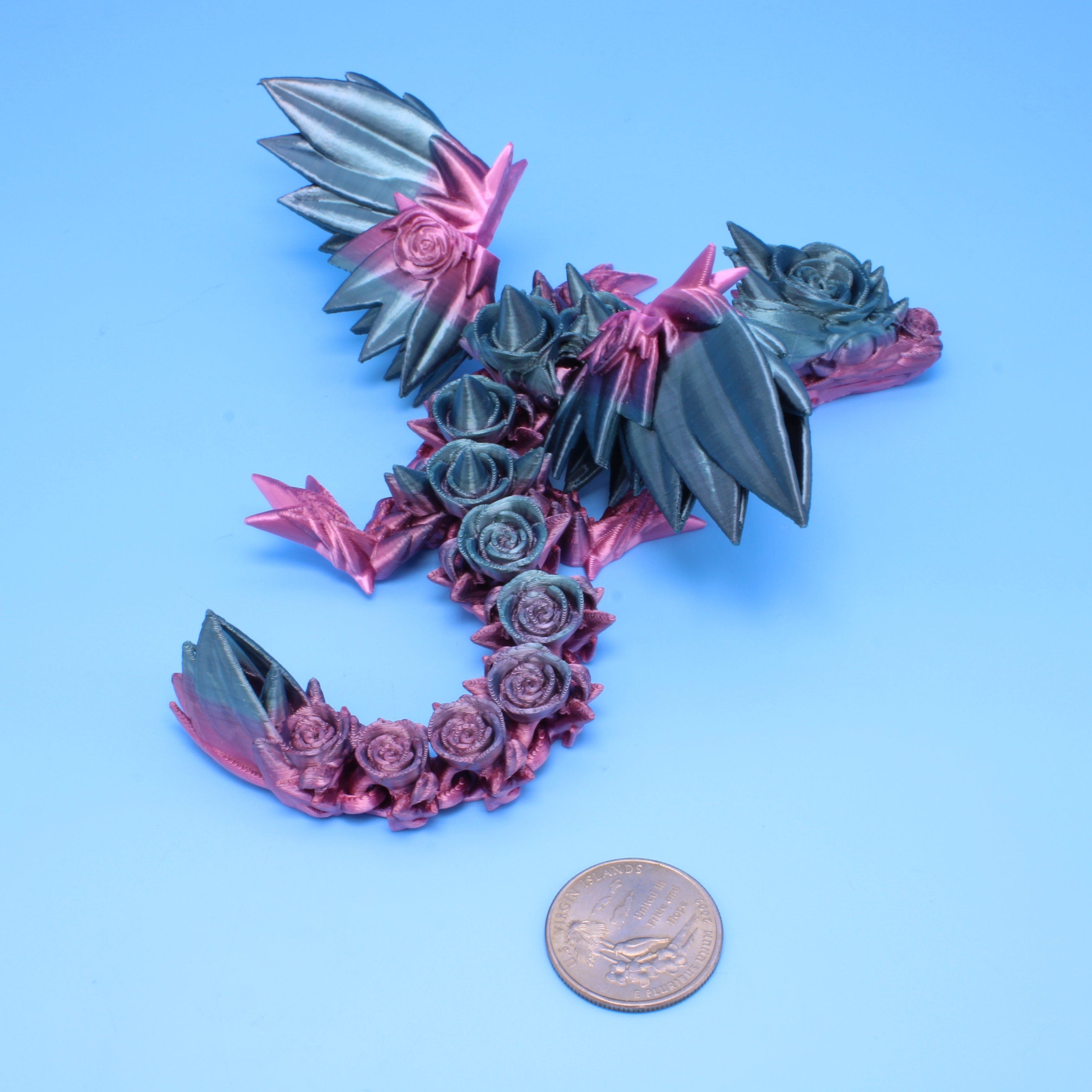 Baby Rose Wing Dragon | 8.5 in.
