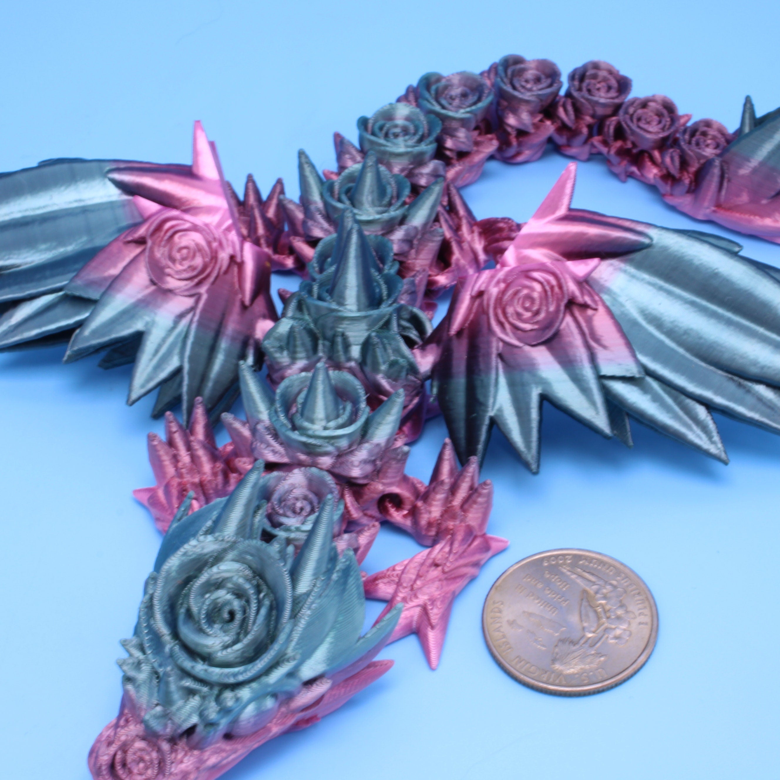 Baby Rose Wing Dragon | 8.5 in.