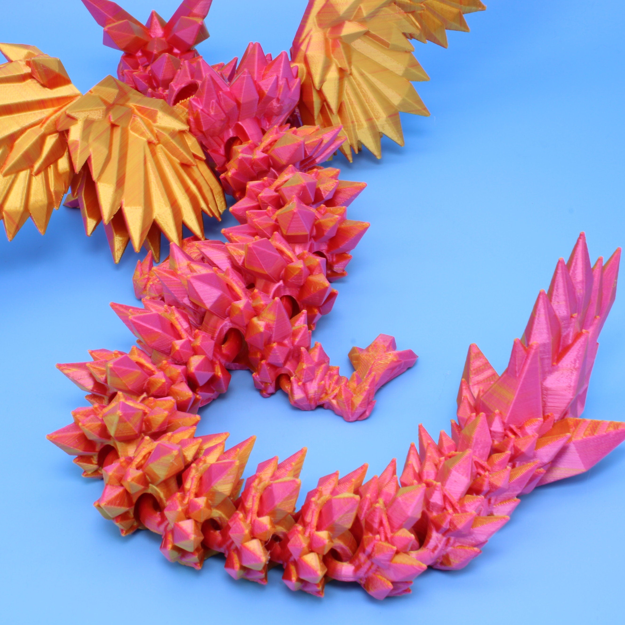 Crystal Wing Dragon | 3D printed | 18 in.