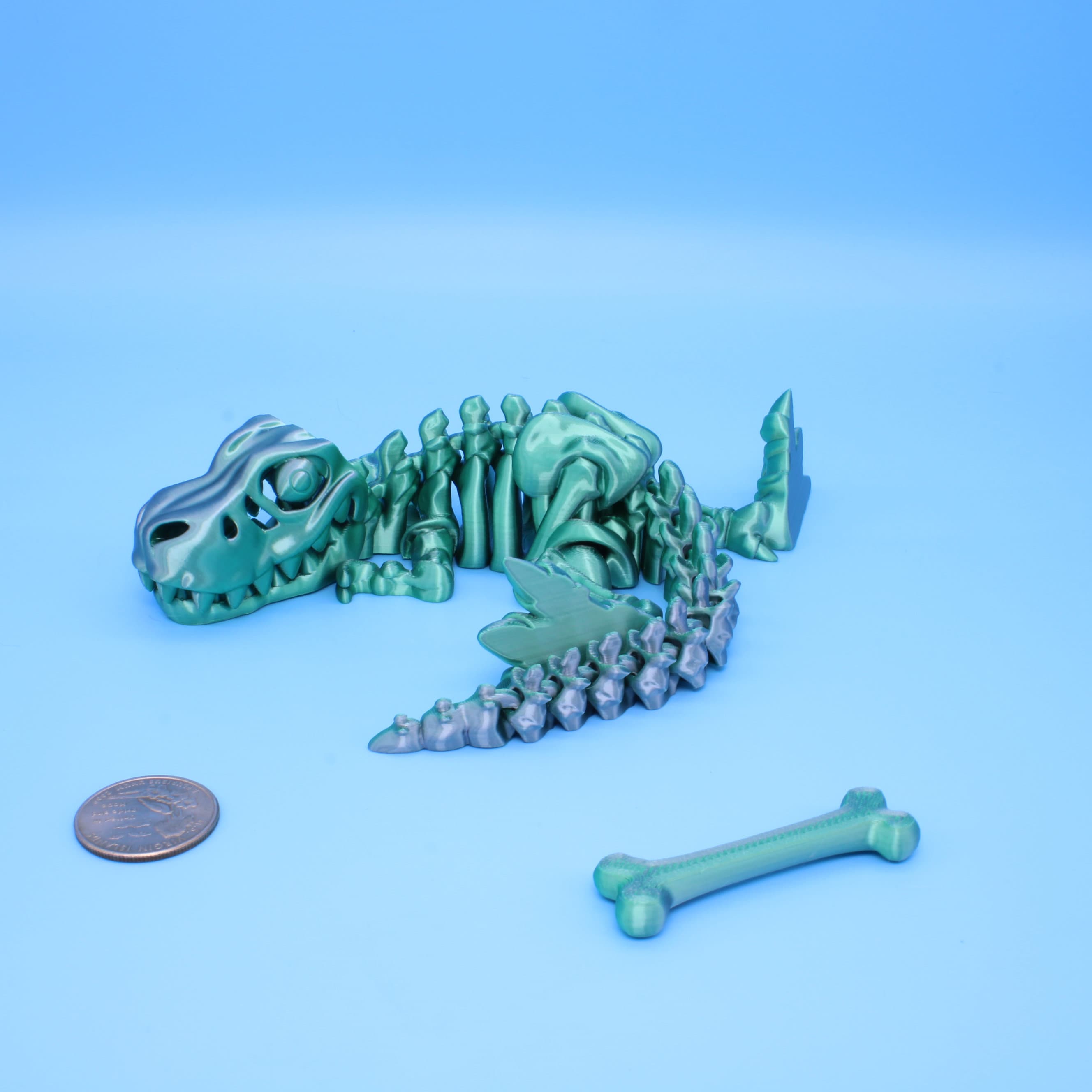 Flexi Skelton T-Rex | Articulating | 3D Printed