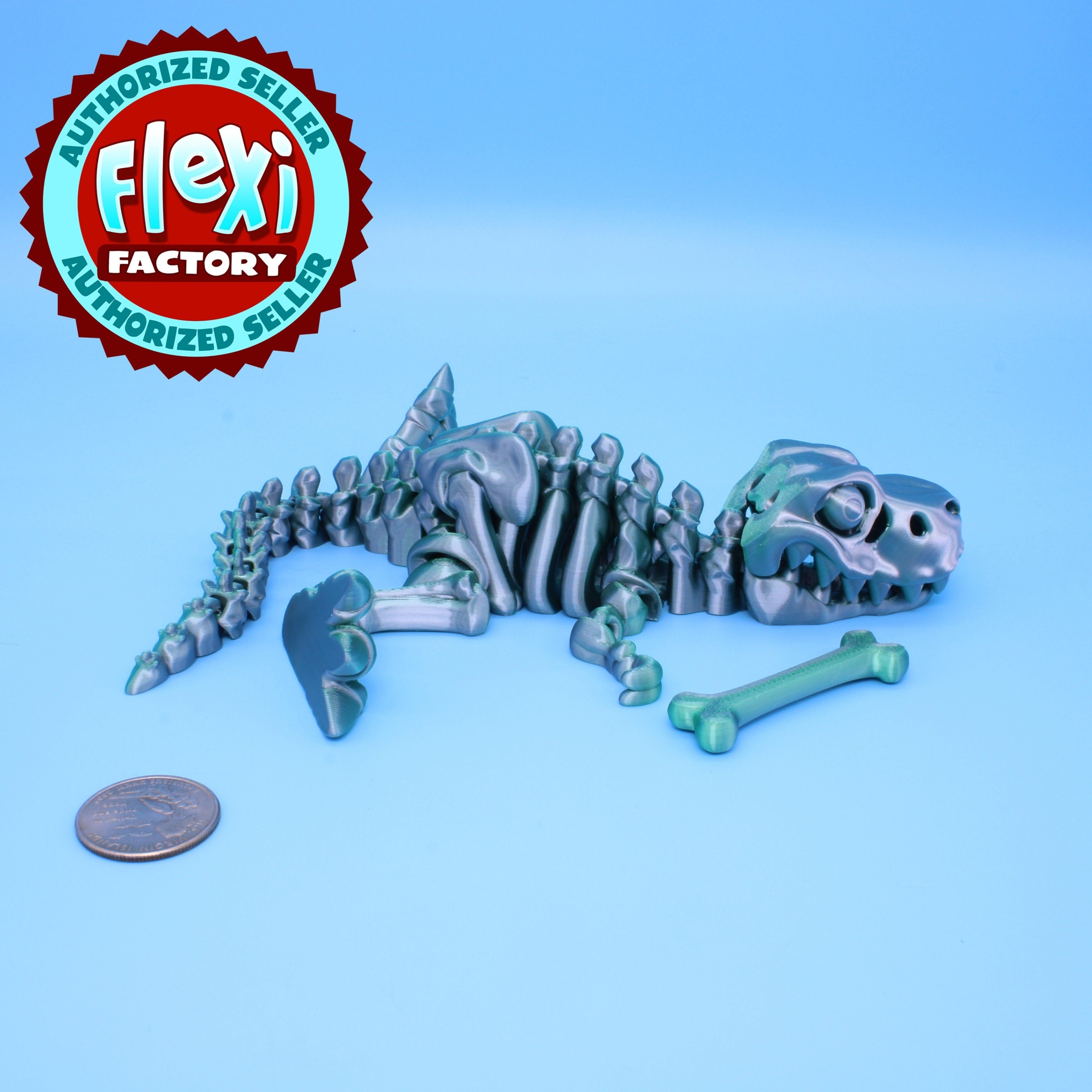 Flexi Skelton T-Rex | Articulating | 3D Printed