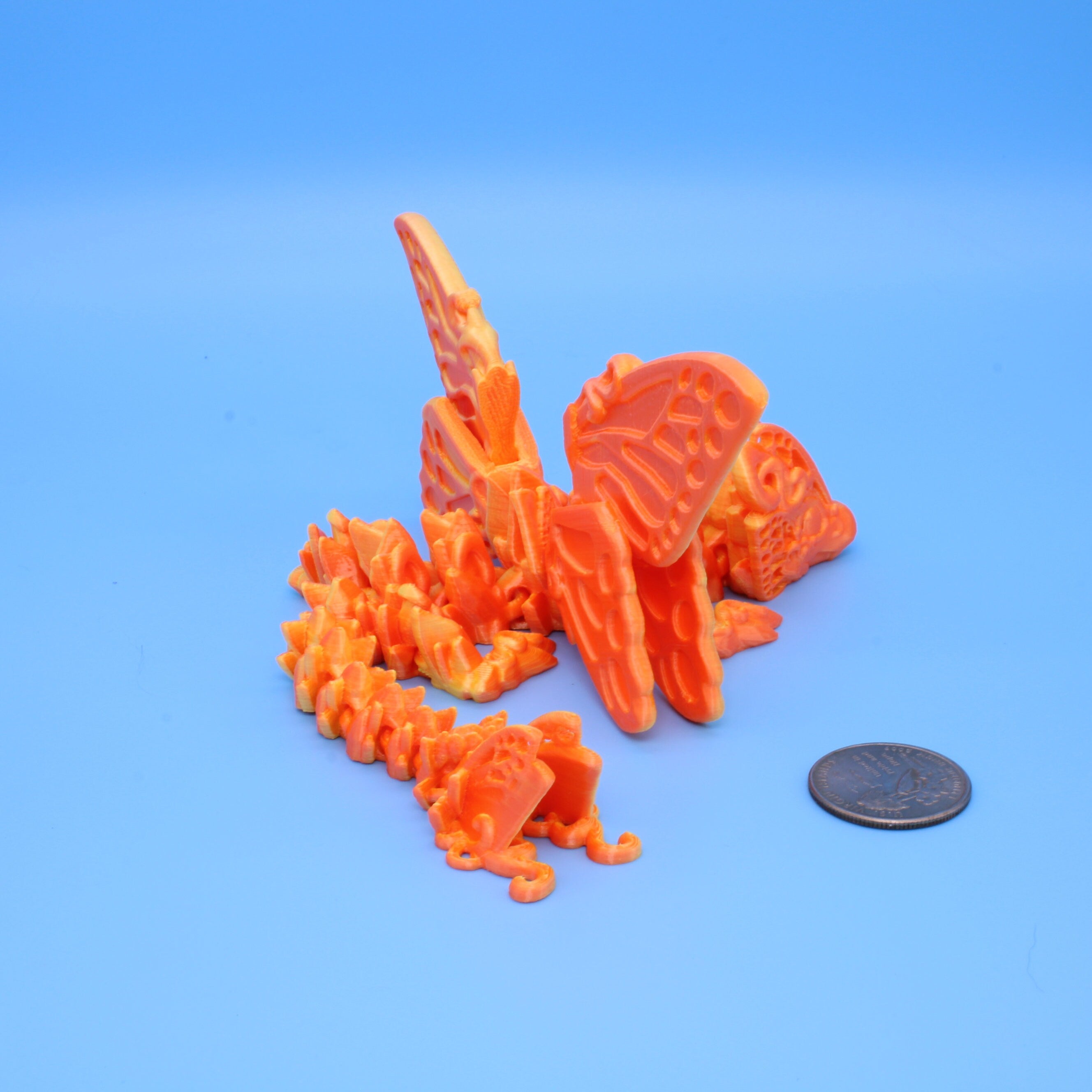Butterfly Wing Dragon | 3D Printed, 7.5 in.