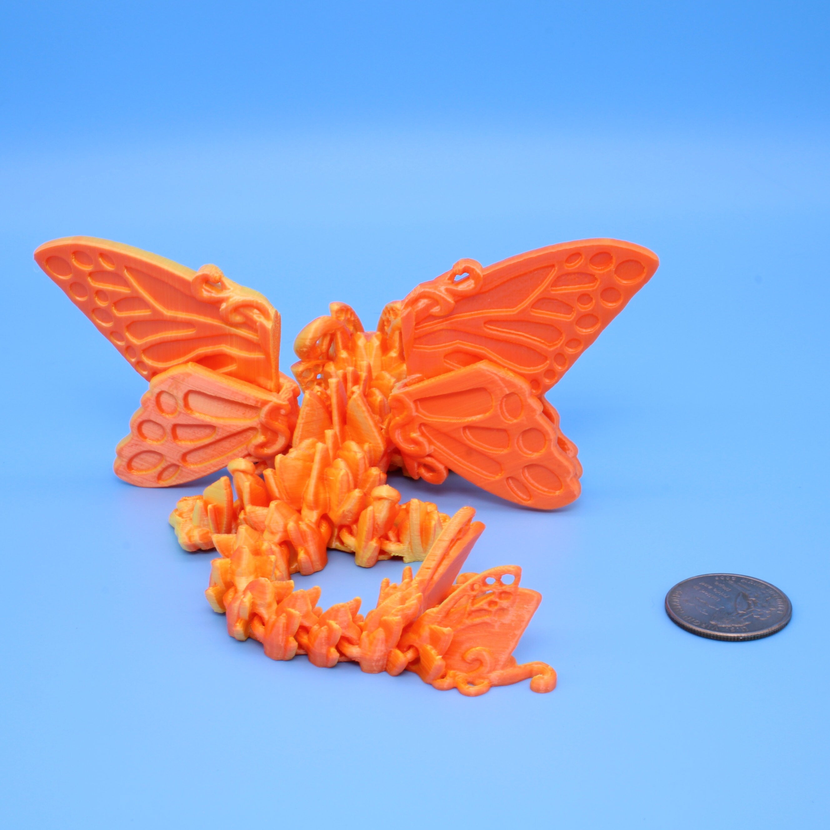 Butterfly Wing Dragon | 3D Printed, 7.5 in.