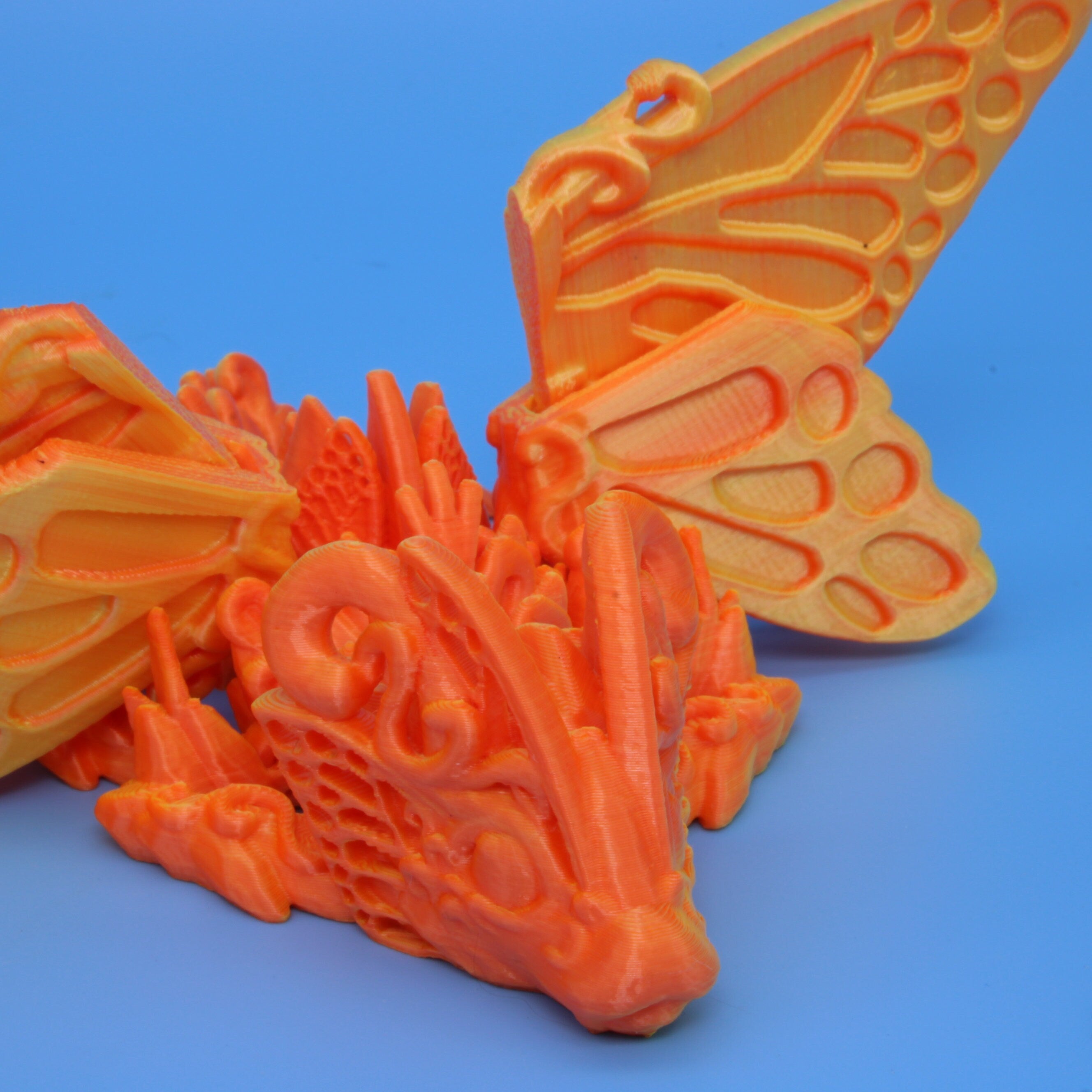 Butterfly Wing Dragon | 3D Printed, 7.5 in.