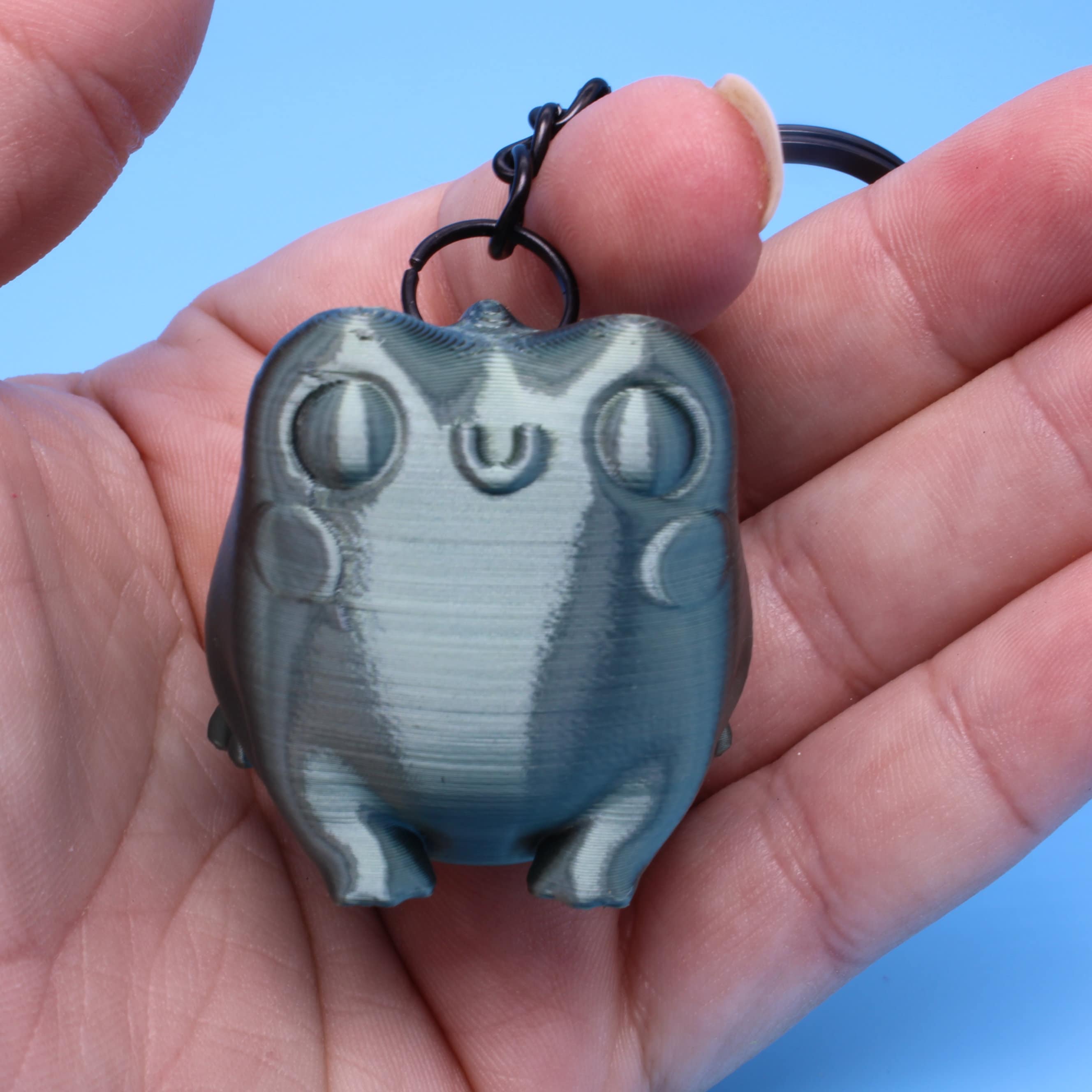 Miniature Butt Frog Keychain. 3D Printed