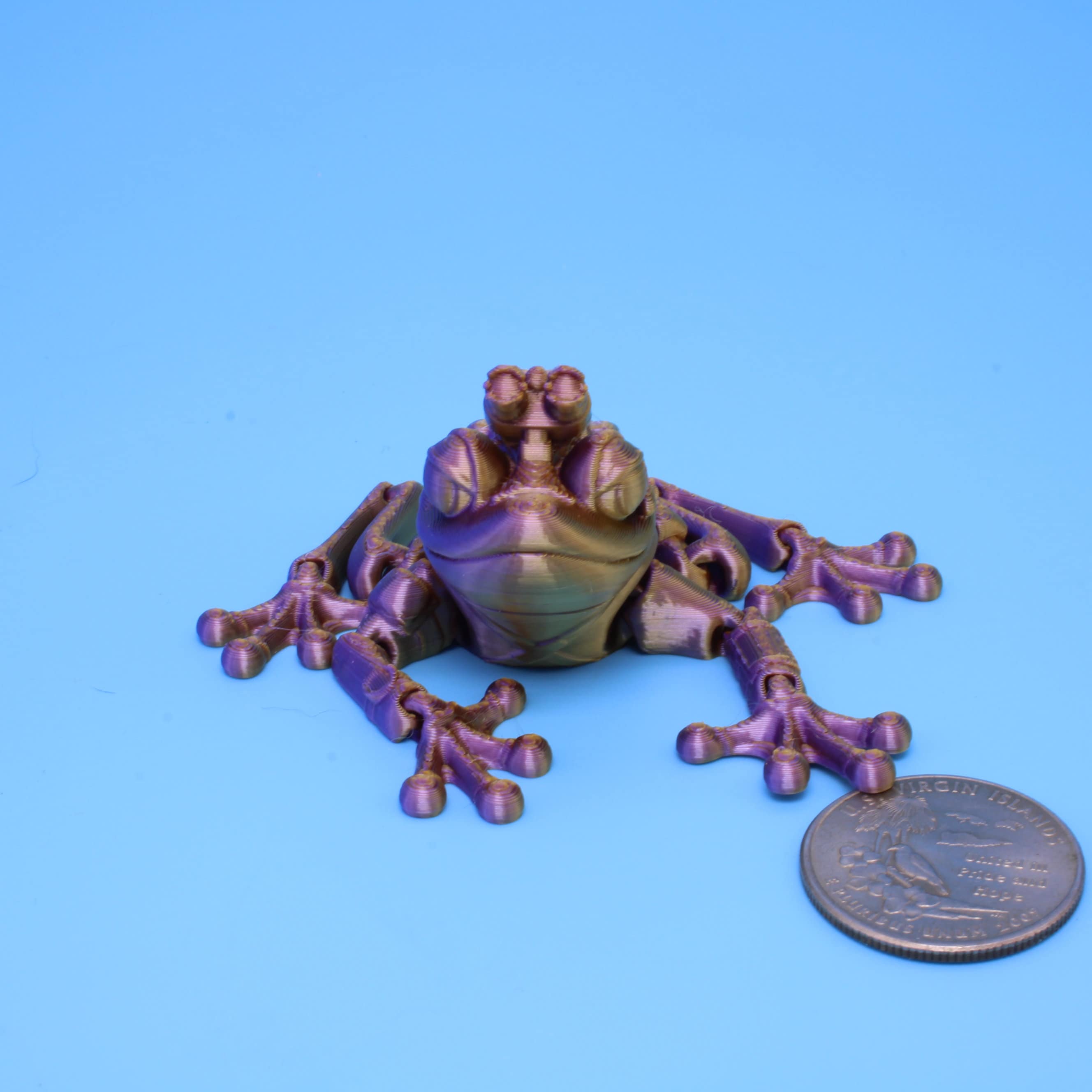 Special Ops Frog | 3D Printed | Miniature