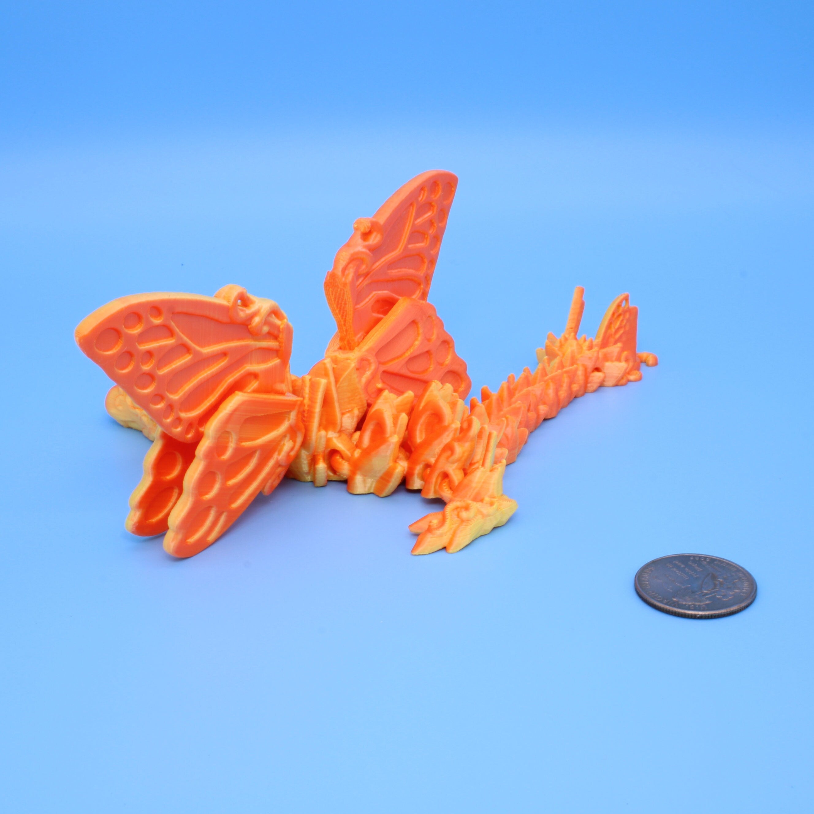 Butterfly Wing Dragon | 3D Printed, 7.5 in.