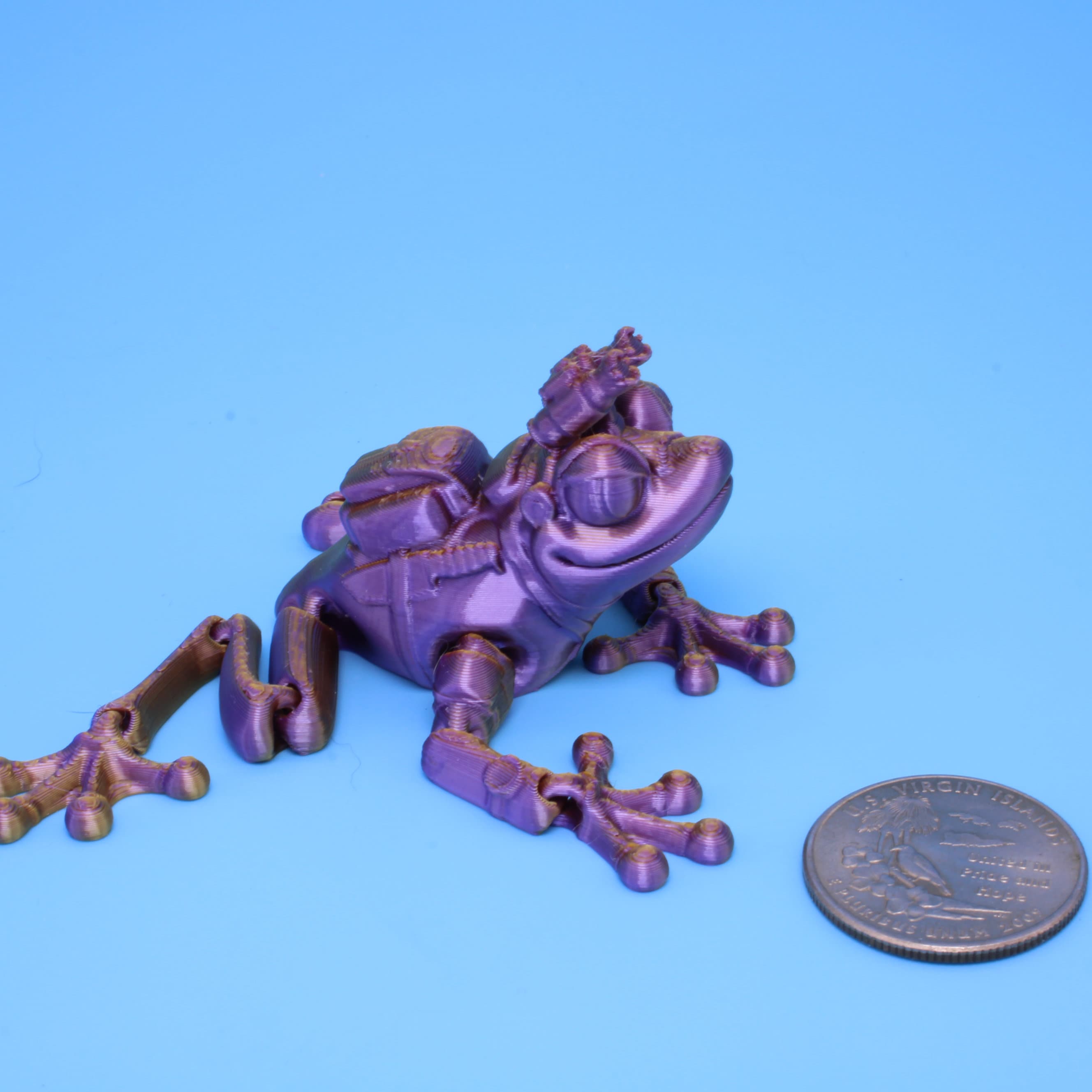 Special Ops Frog | 3D Printed | Miniature