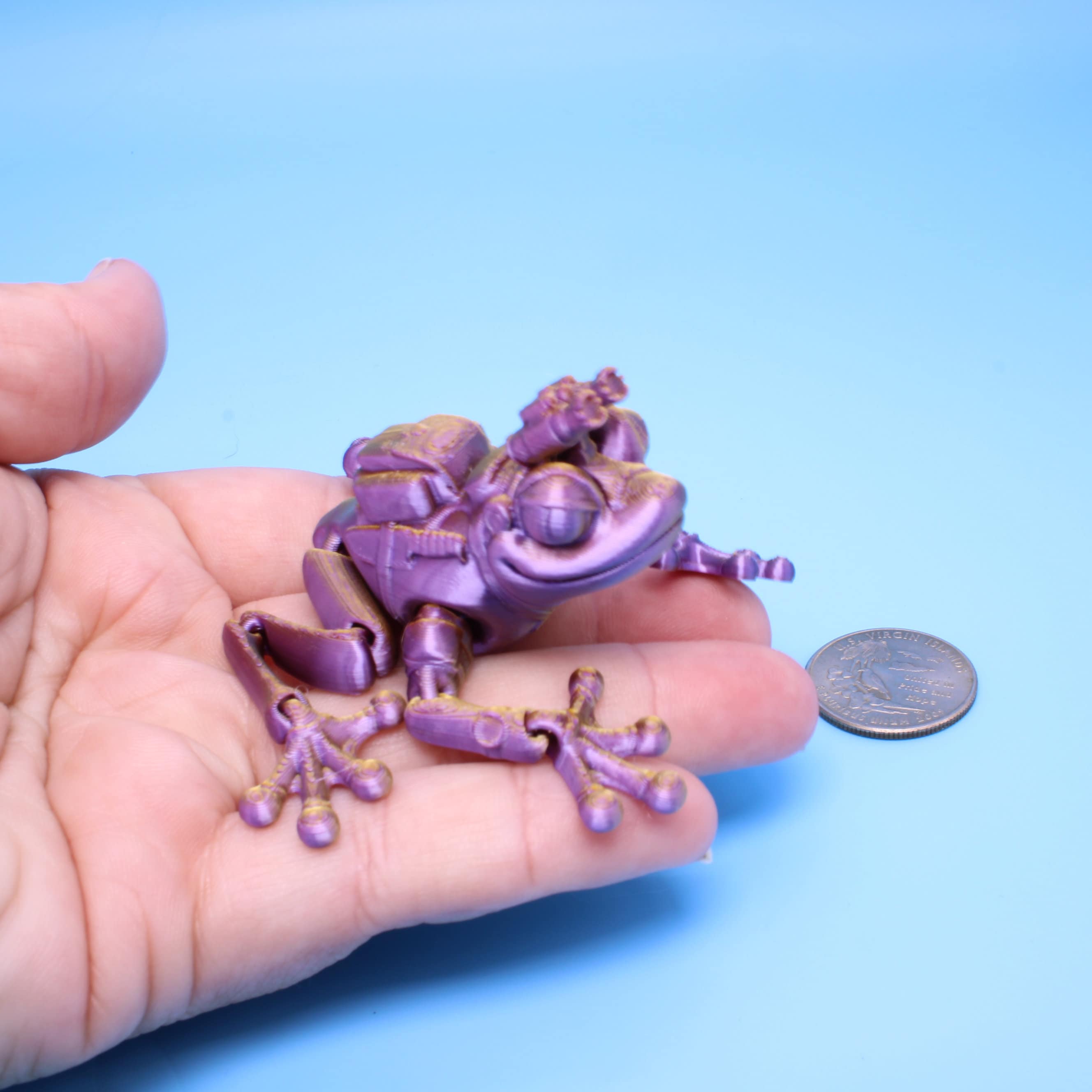 Special Ops Frog | 3D Printed | Miniature