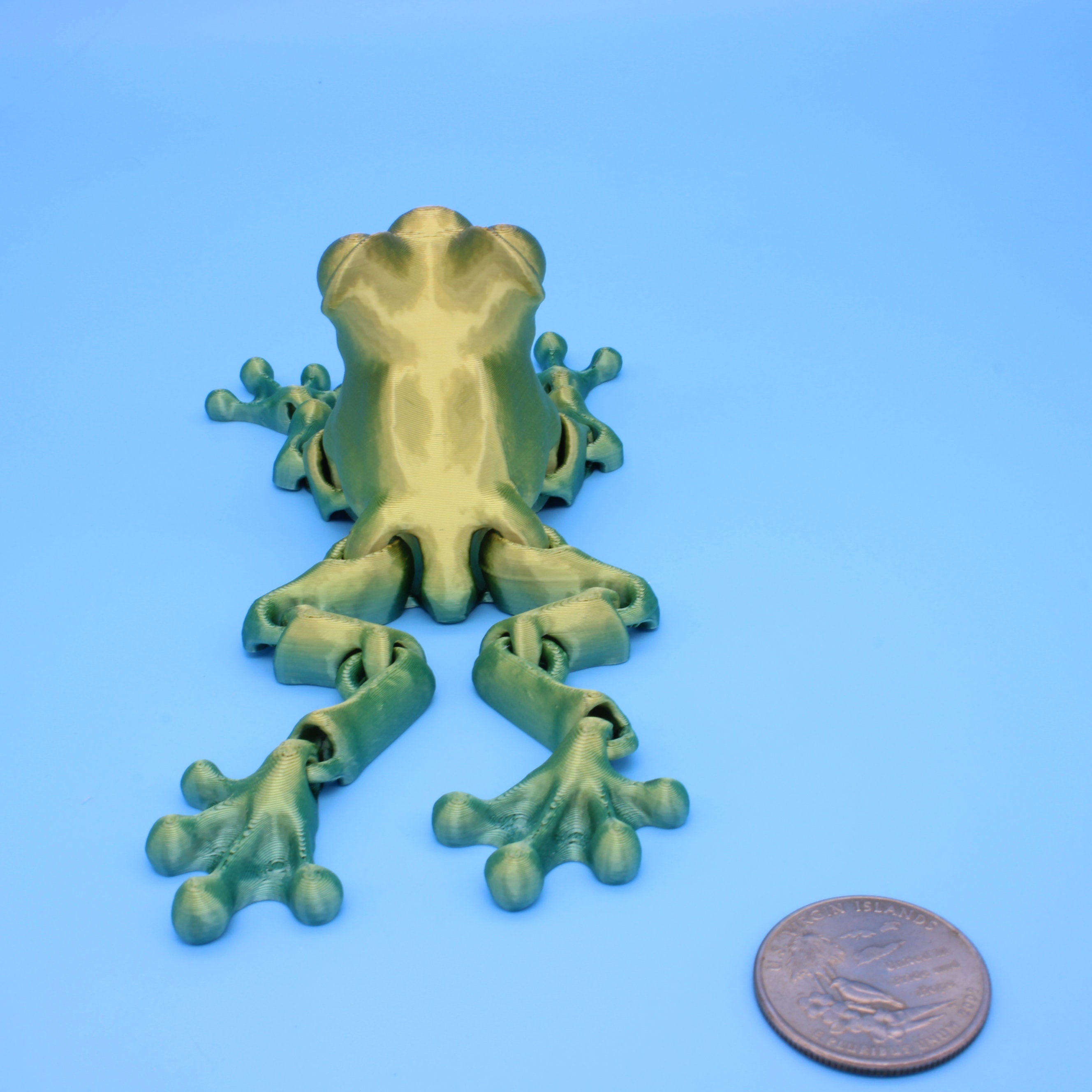 Frog- Articulating Frog | 3D printed