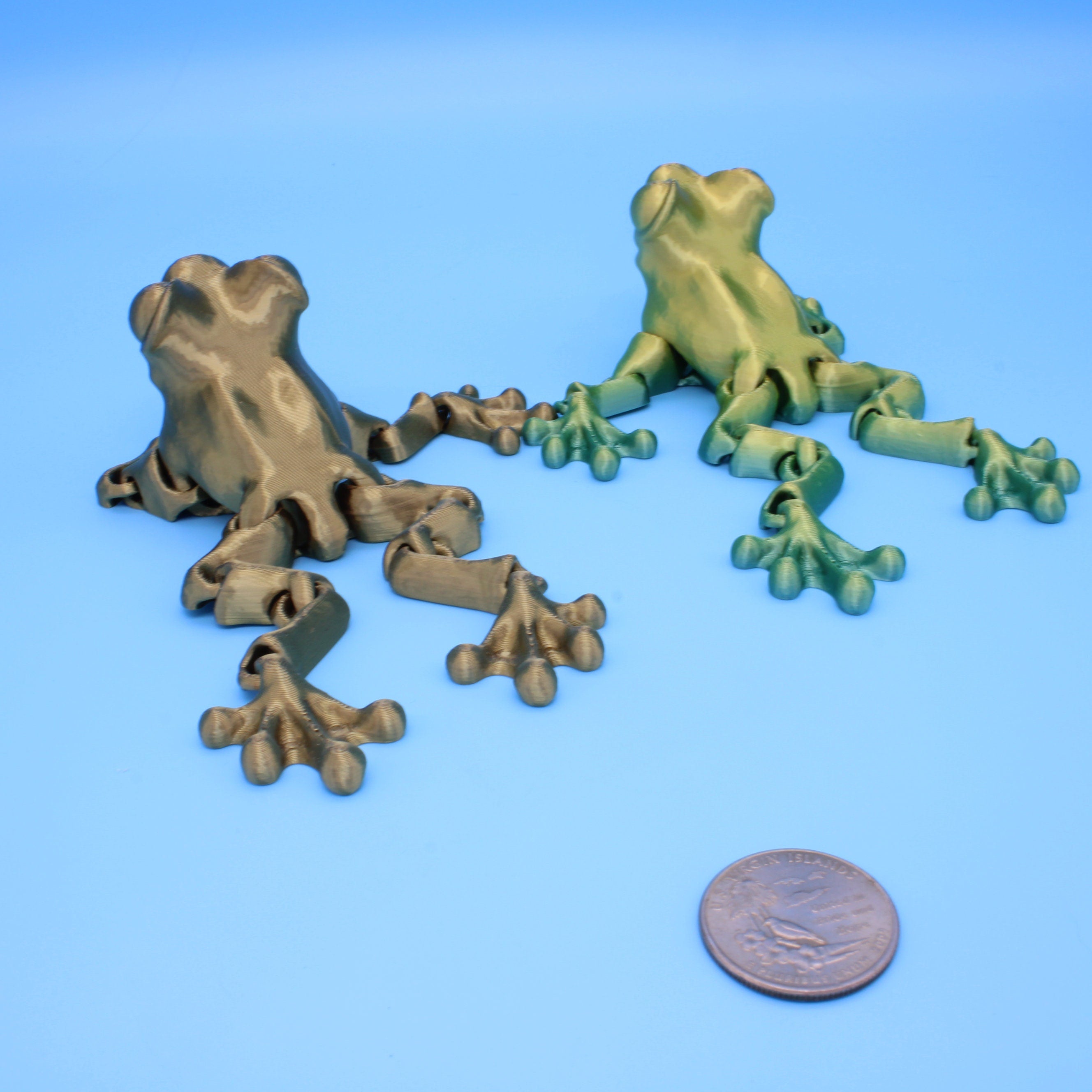 Frog- Articulating Frog | 3D printed