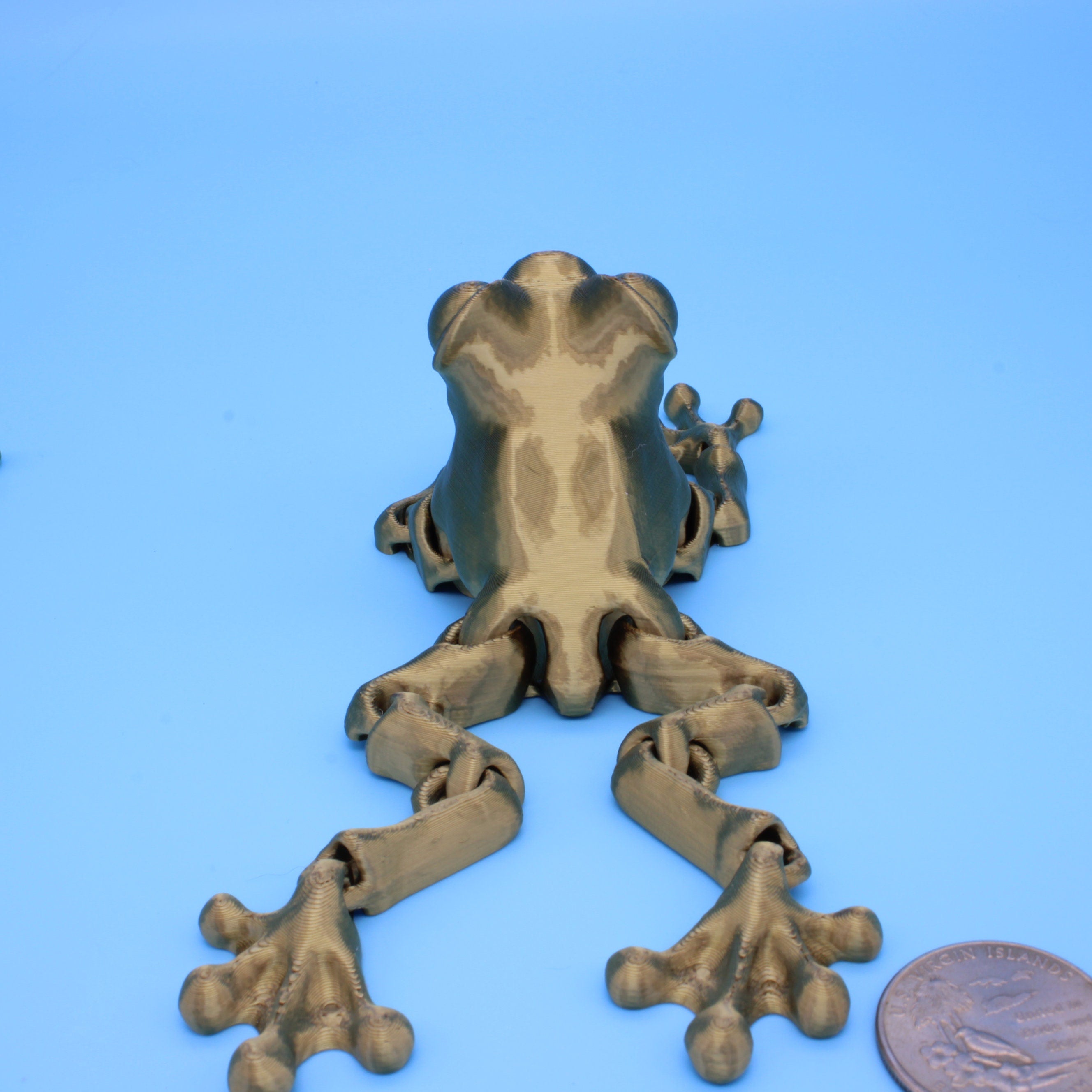 Frog- Articulating Frog | 3D printed