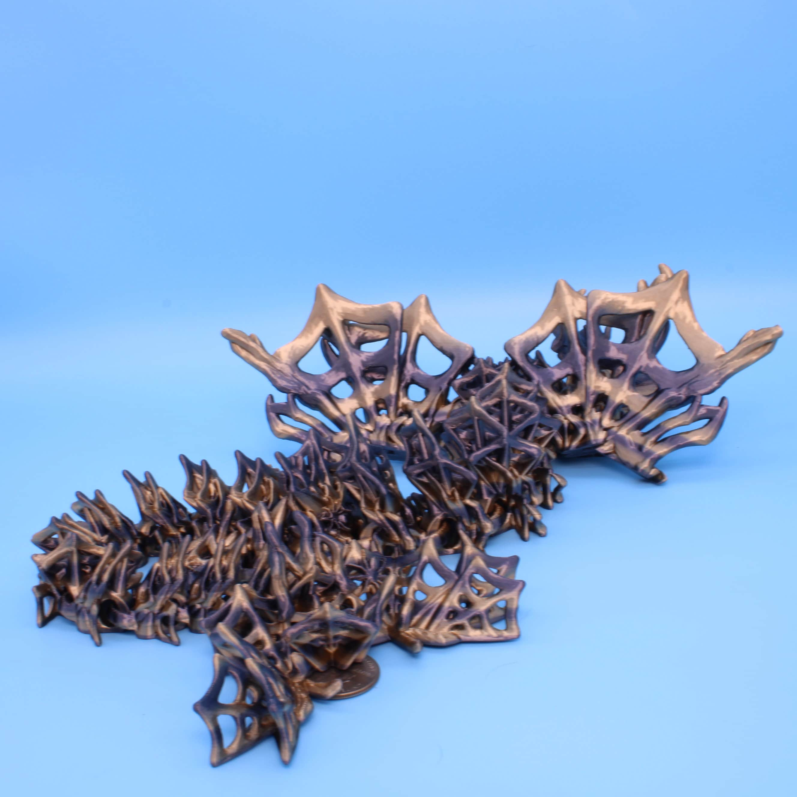 Wicked Wing Dragon | 3D printed | Articulating Dragon | 19.5 in.