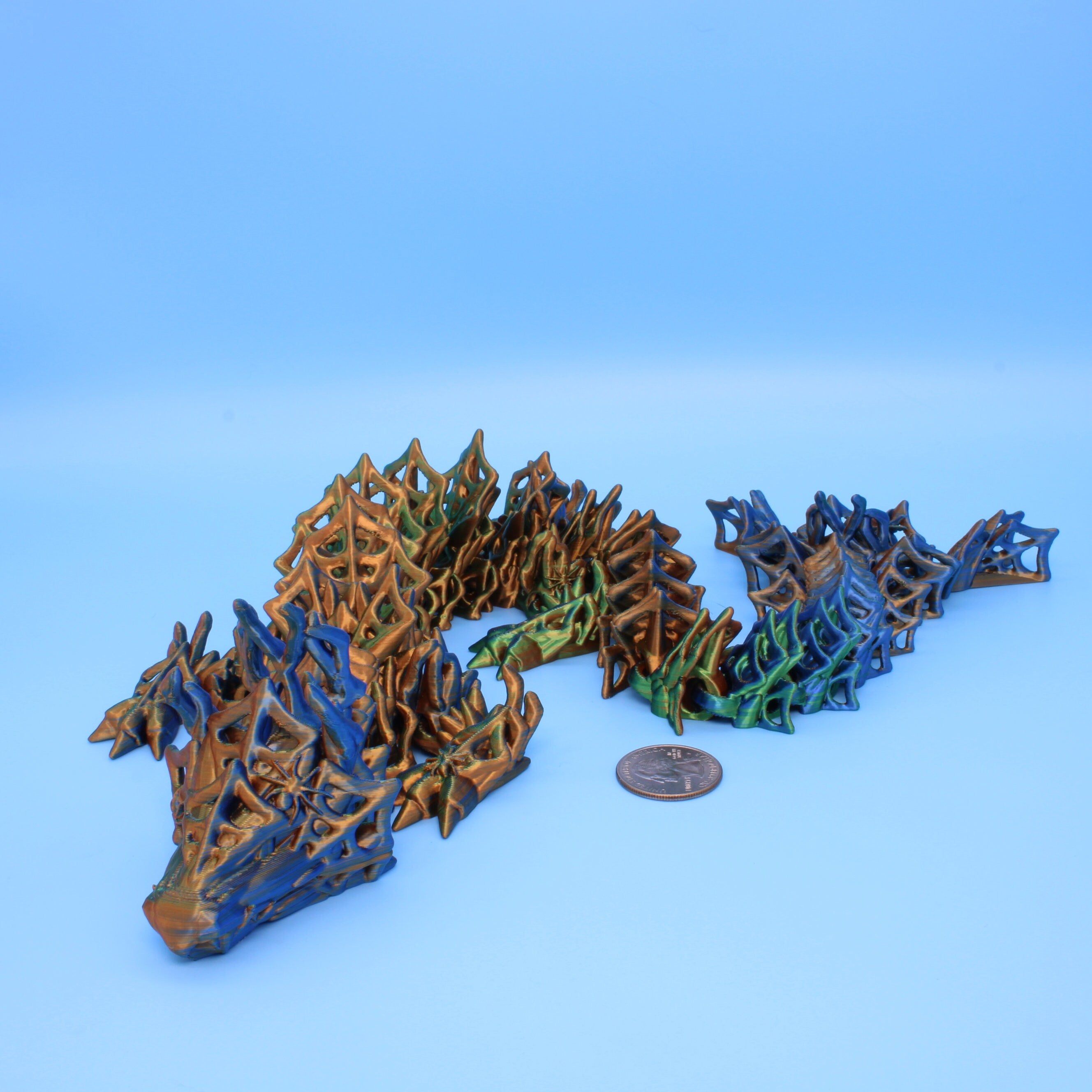 Wicked Dragon | 3D printed | Articulating Dragon | 19.5 in.