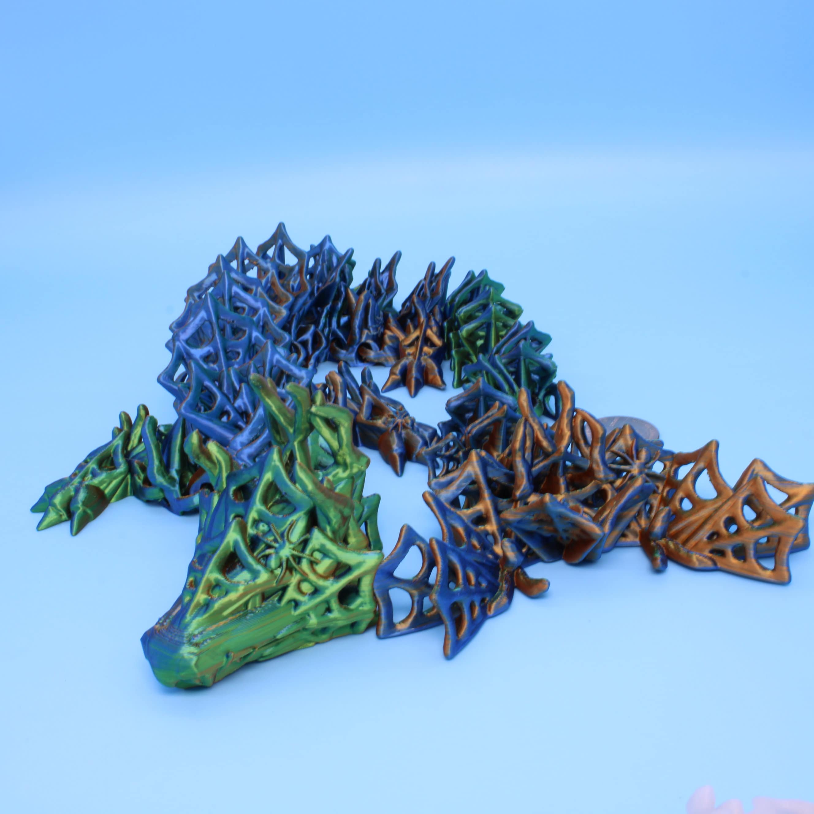 Wicked Dragon | 3D printed | Articulating Dragon | 19.5 in.