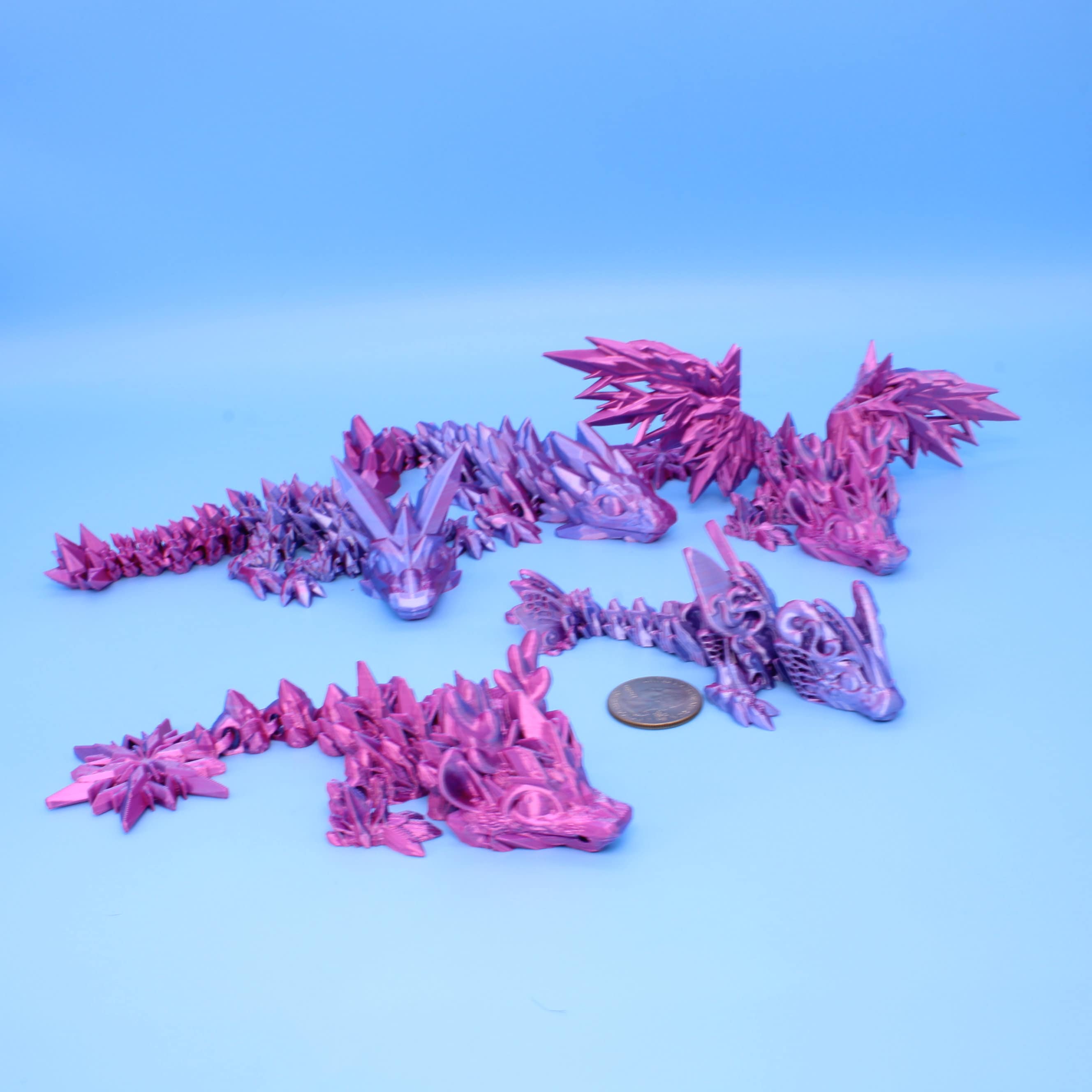 Miniature Dragons, Pink / Blue