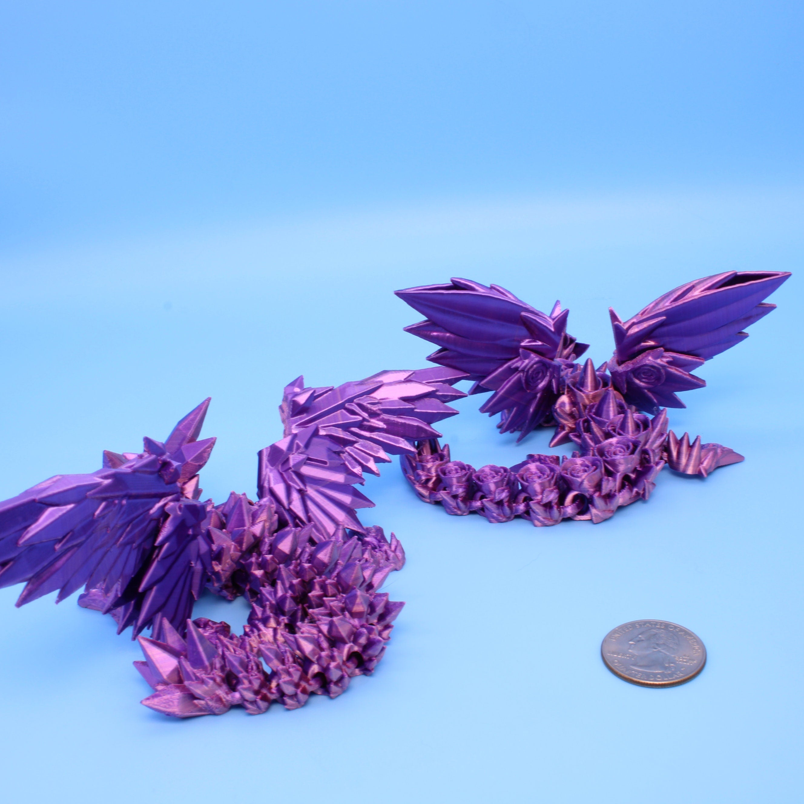 Miniature Dragon Sets, Pink / Purple