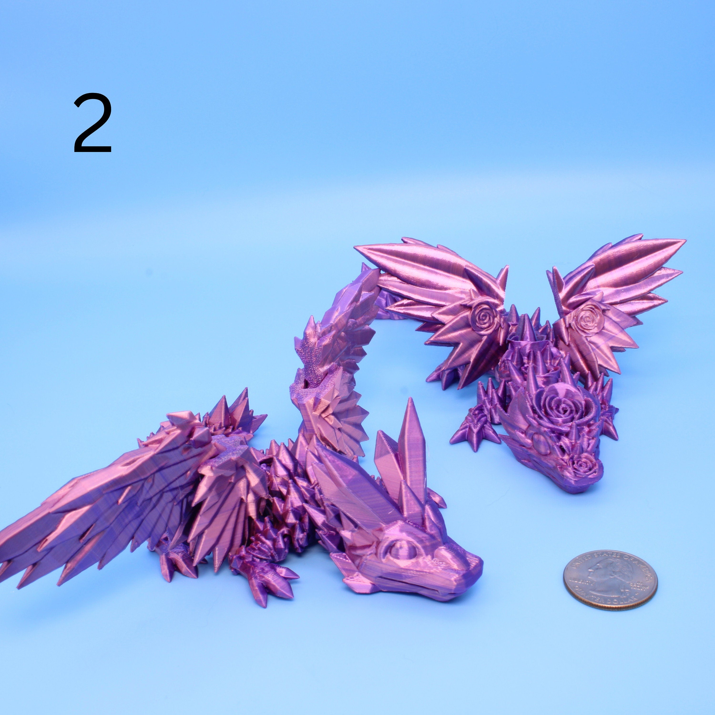 Miniature Dragon Sets, Pink / Purple