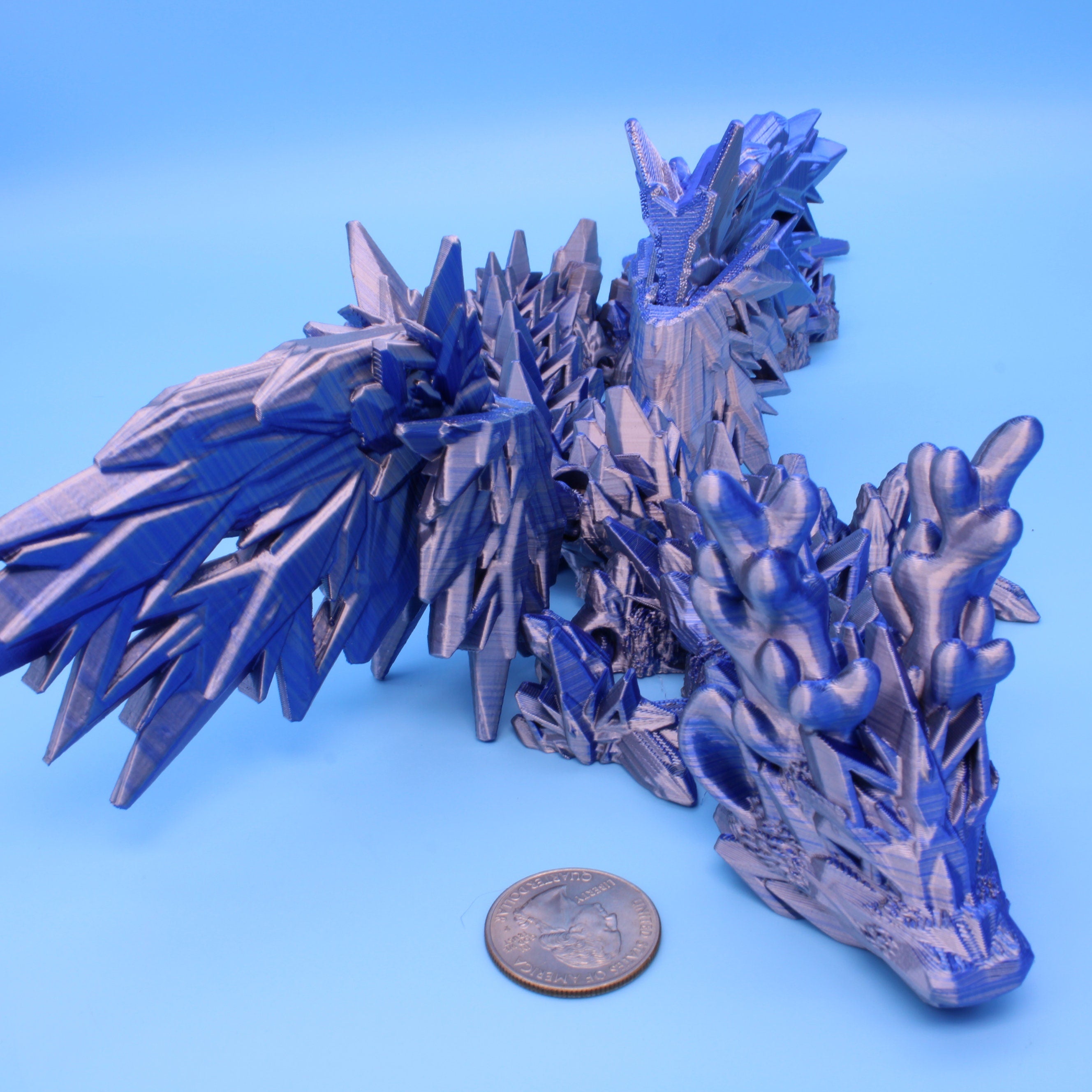 Winter Wing Dragon - 19.5 inches!