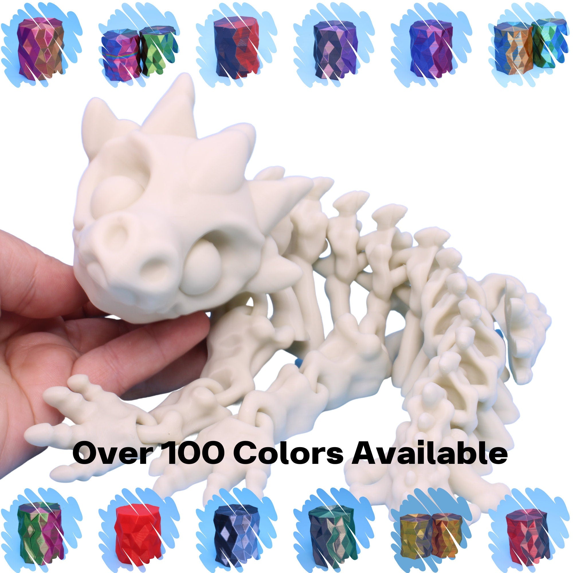 Skeleton Tiny Dragon | 3D Printed