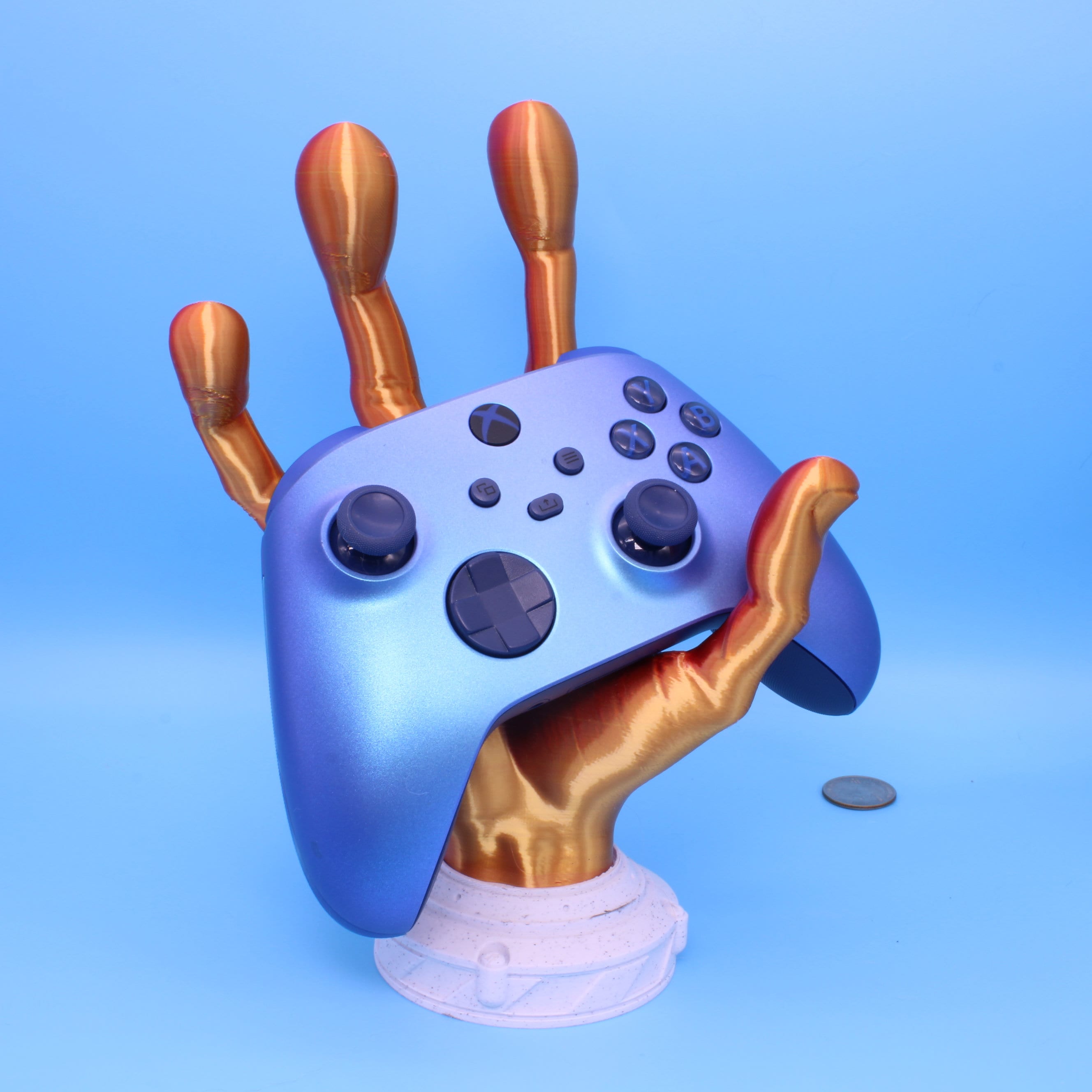 Game Controller Holder - 4 Finger Alien Hand. Over 100 Colors Available.