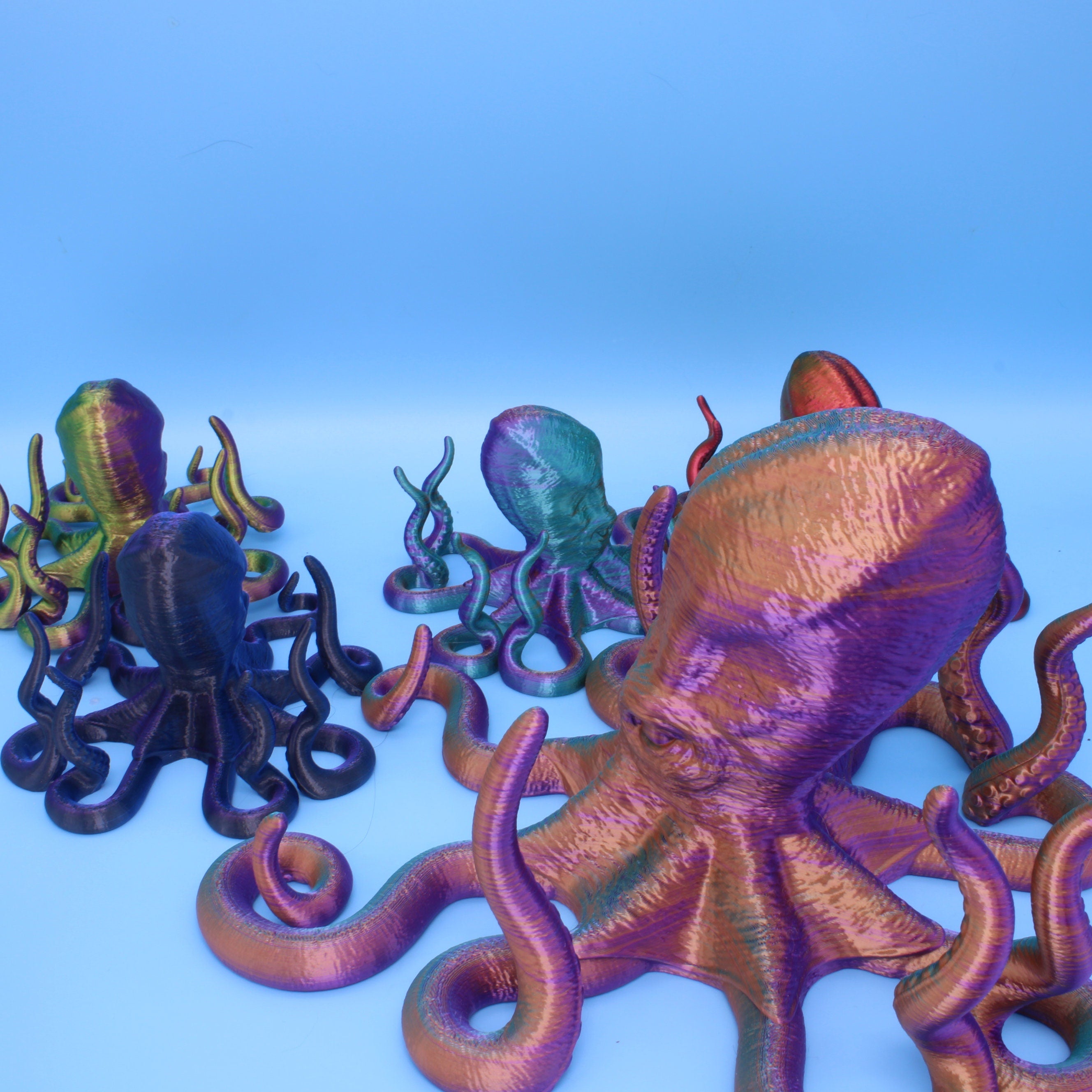 Octopus Art / Phone / Tablet - 3D Printed