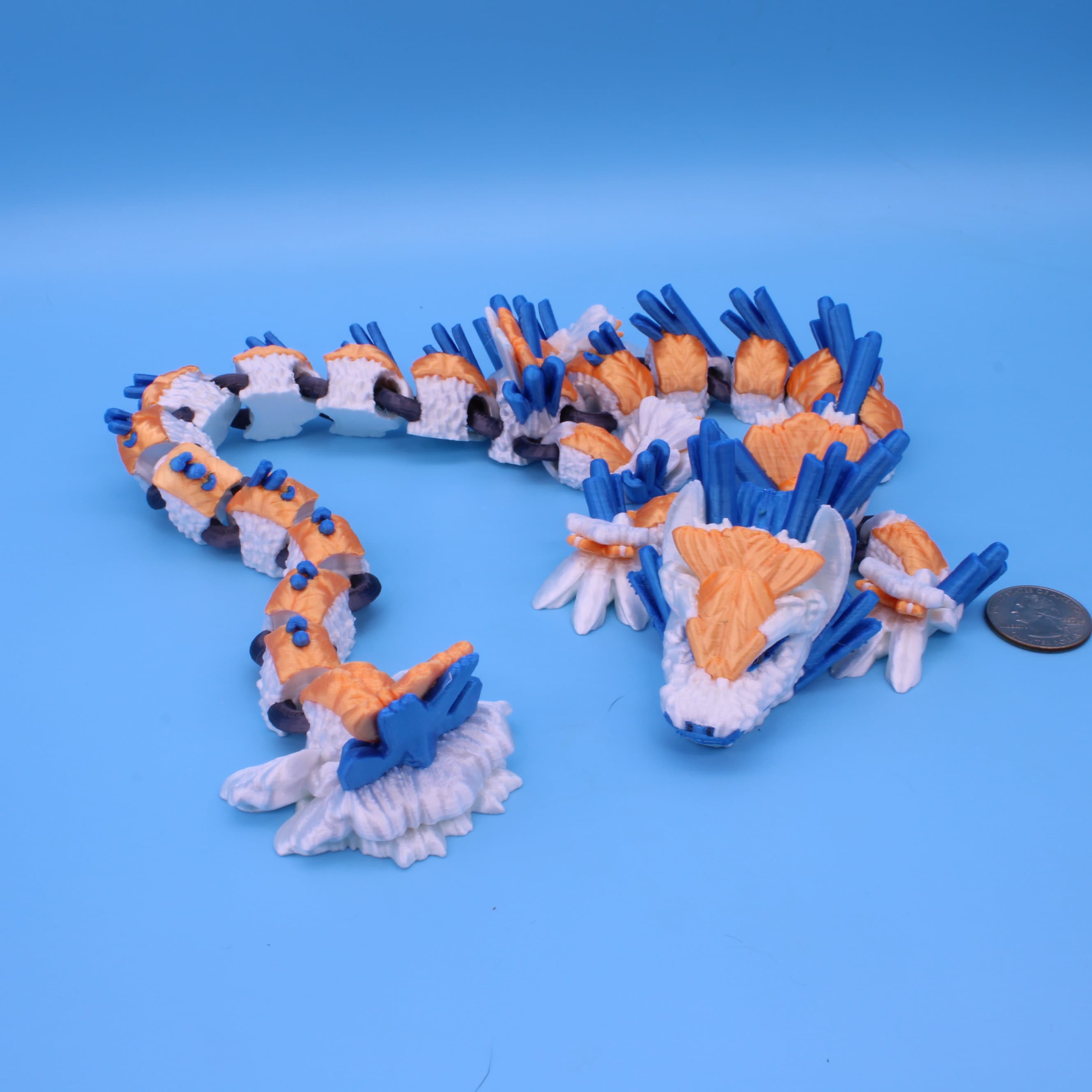 Sushi Dragon (2 Styles) - 3D Printed