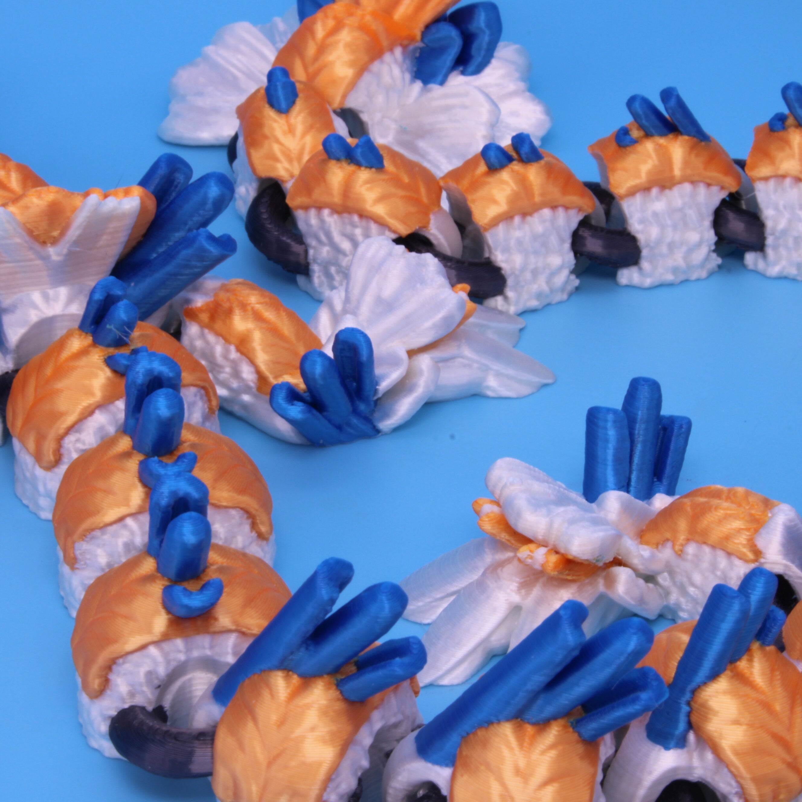 Sushi Dragon (2 Styles) - 3D Printed