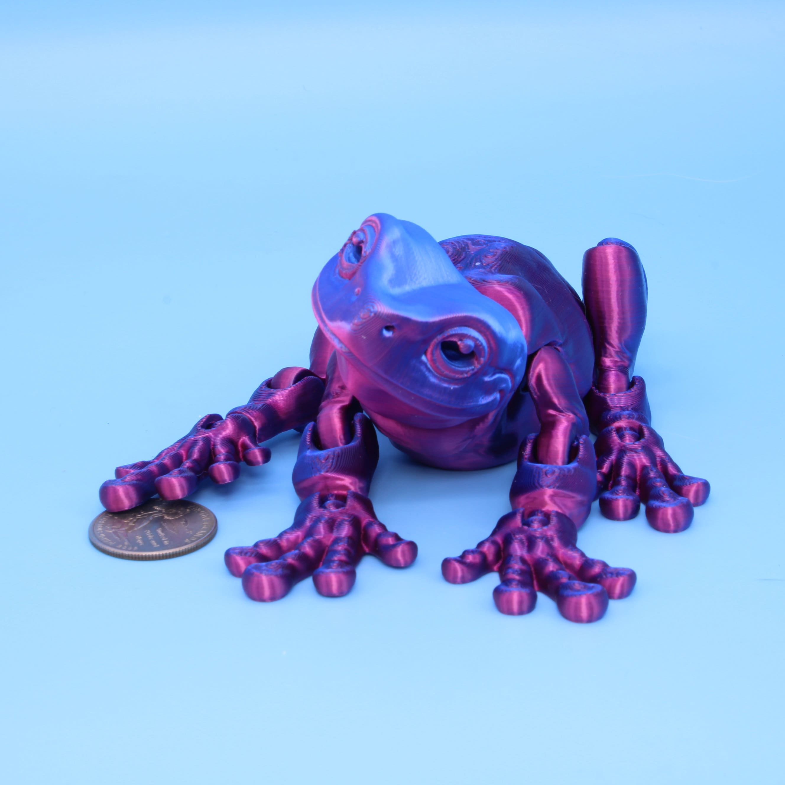Whites Tree Frog, Over 100 Colors available - 3D Printed | Made to Order