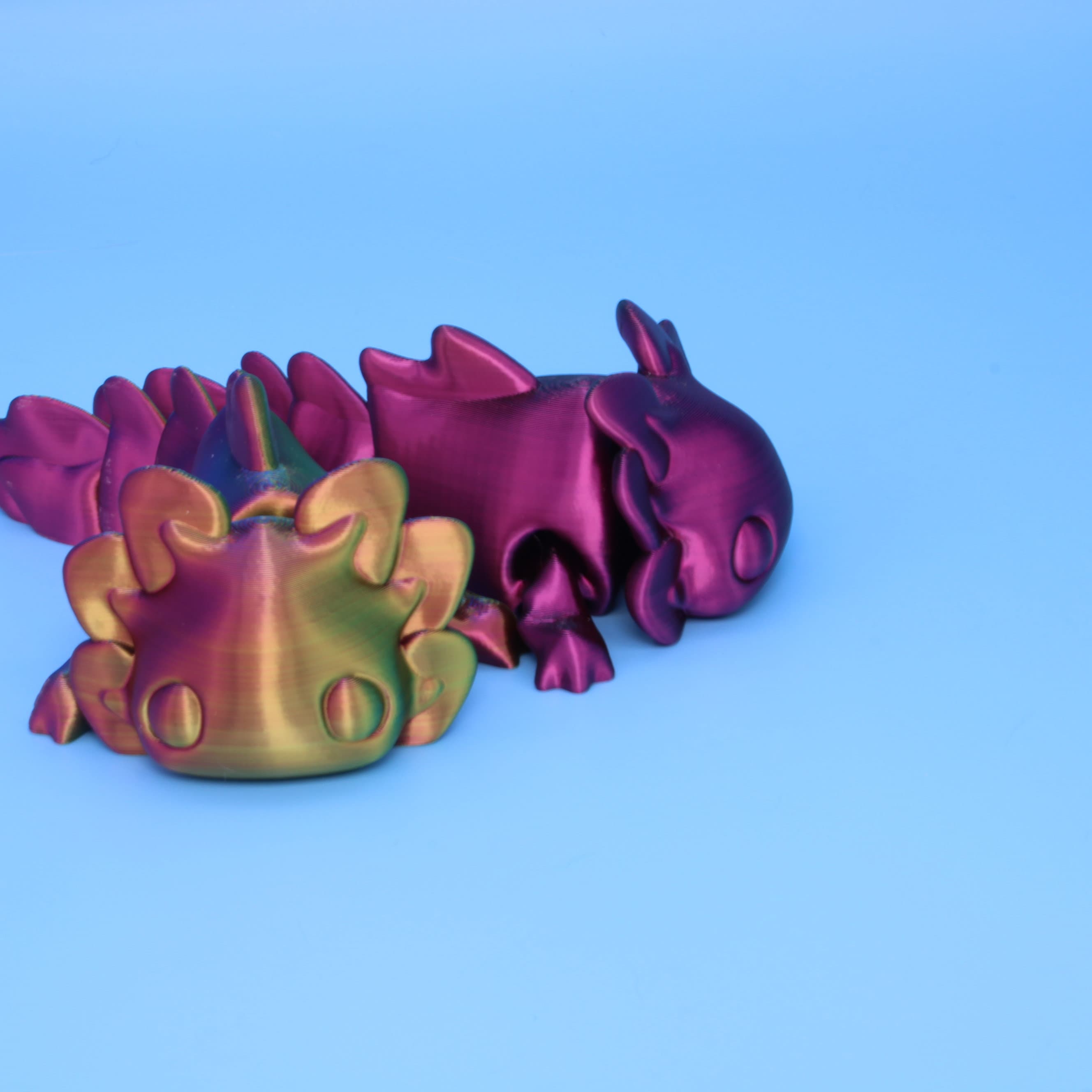 Axolotl Tadpole Flexi, Ready to Ship