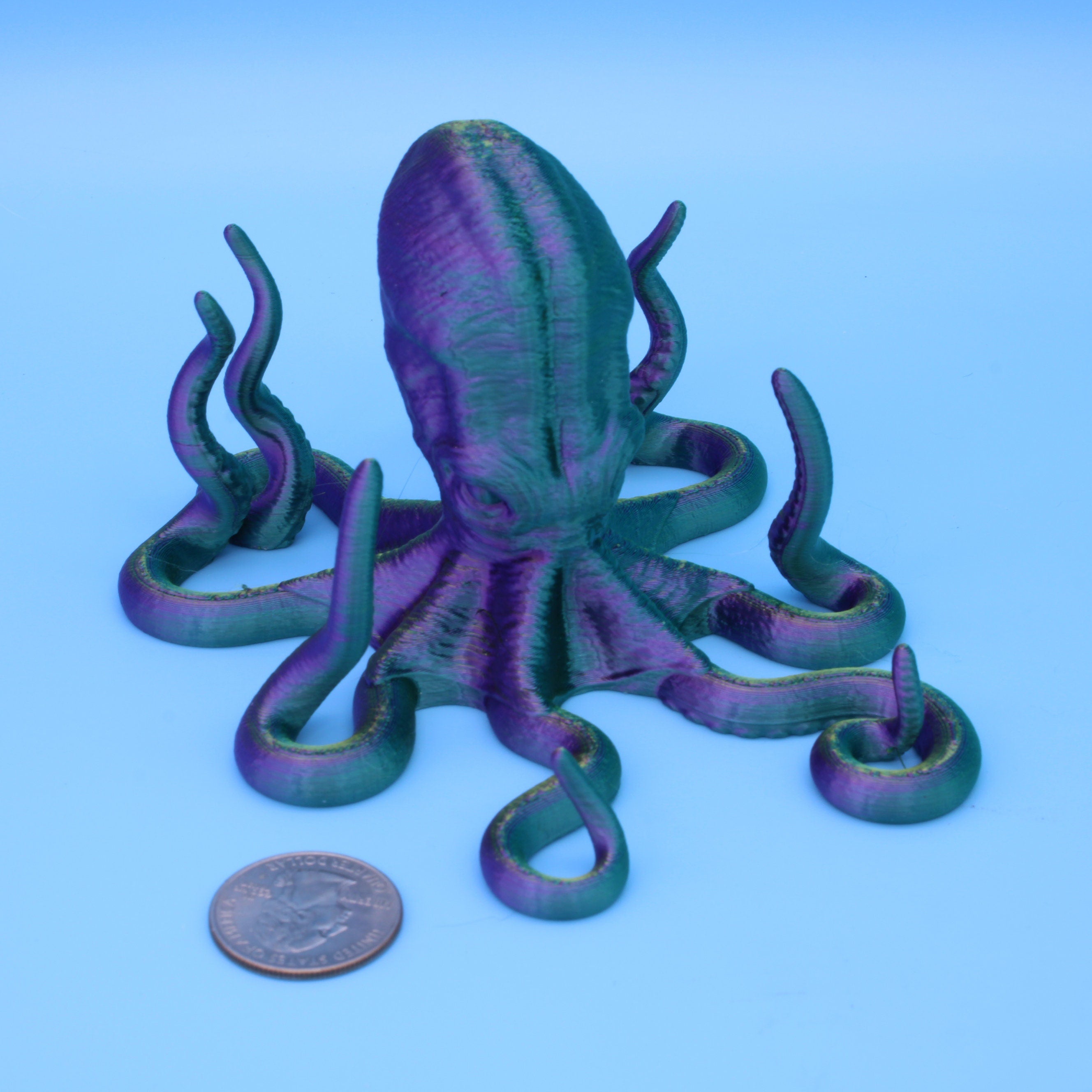 Octopus Art / Phone / Tablet - 3D Printed