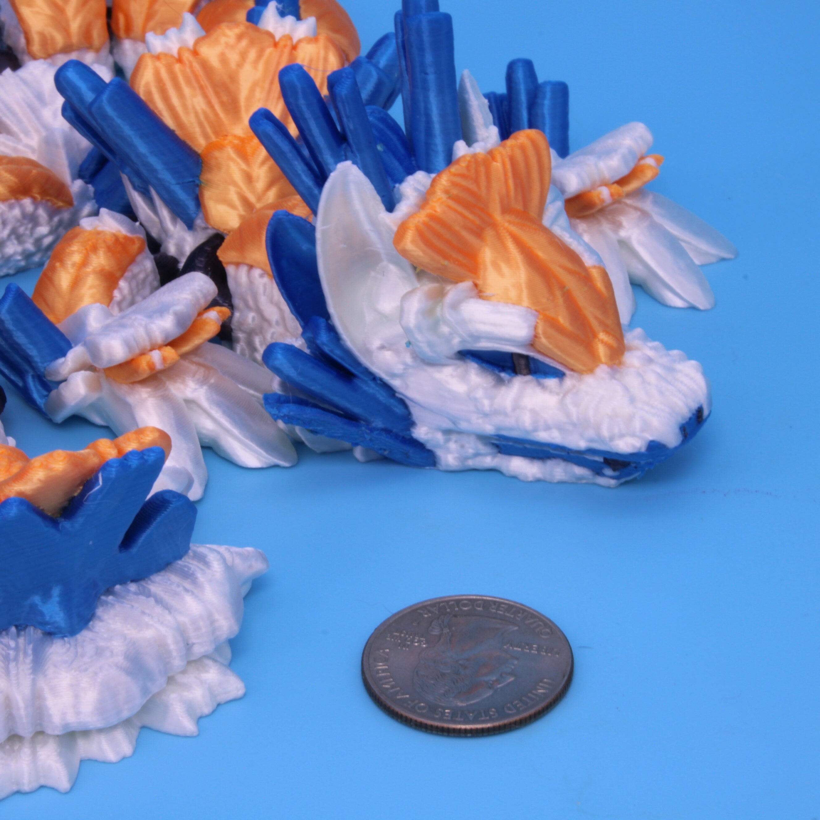 Sushi Dragon (2 Styles) - 3D Printed