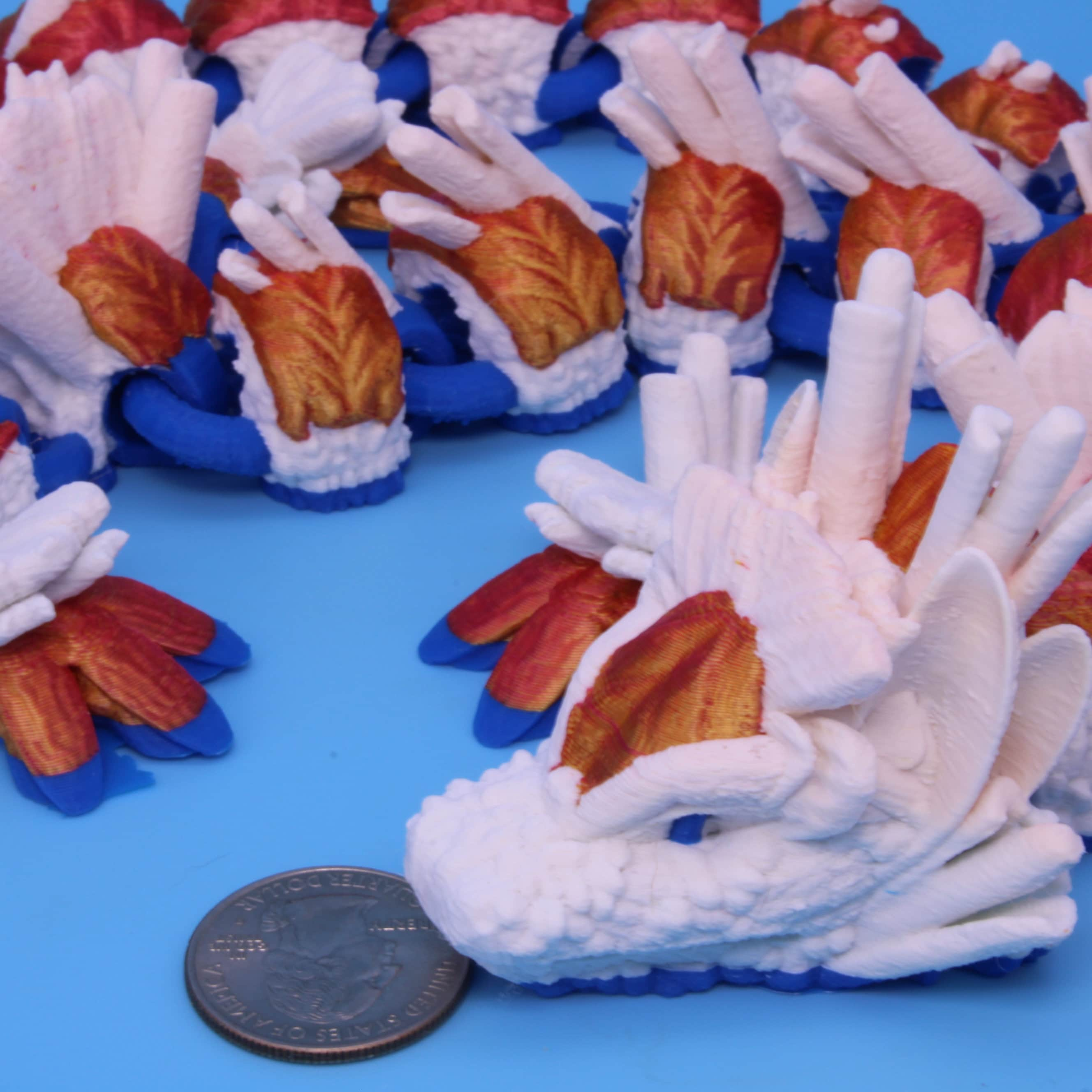 Sushi Dragon (2 Styles) - 3D Printed