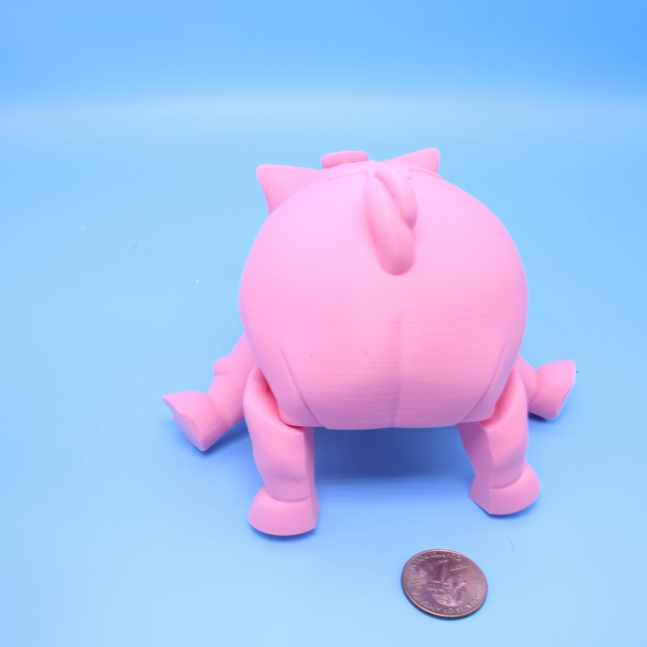 Piggy Bank Pig - 3D Printed