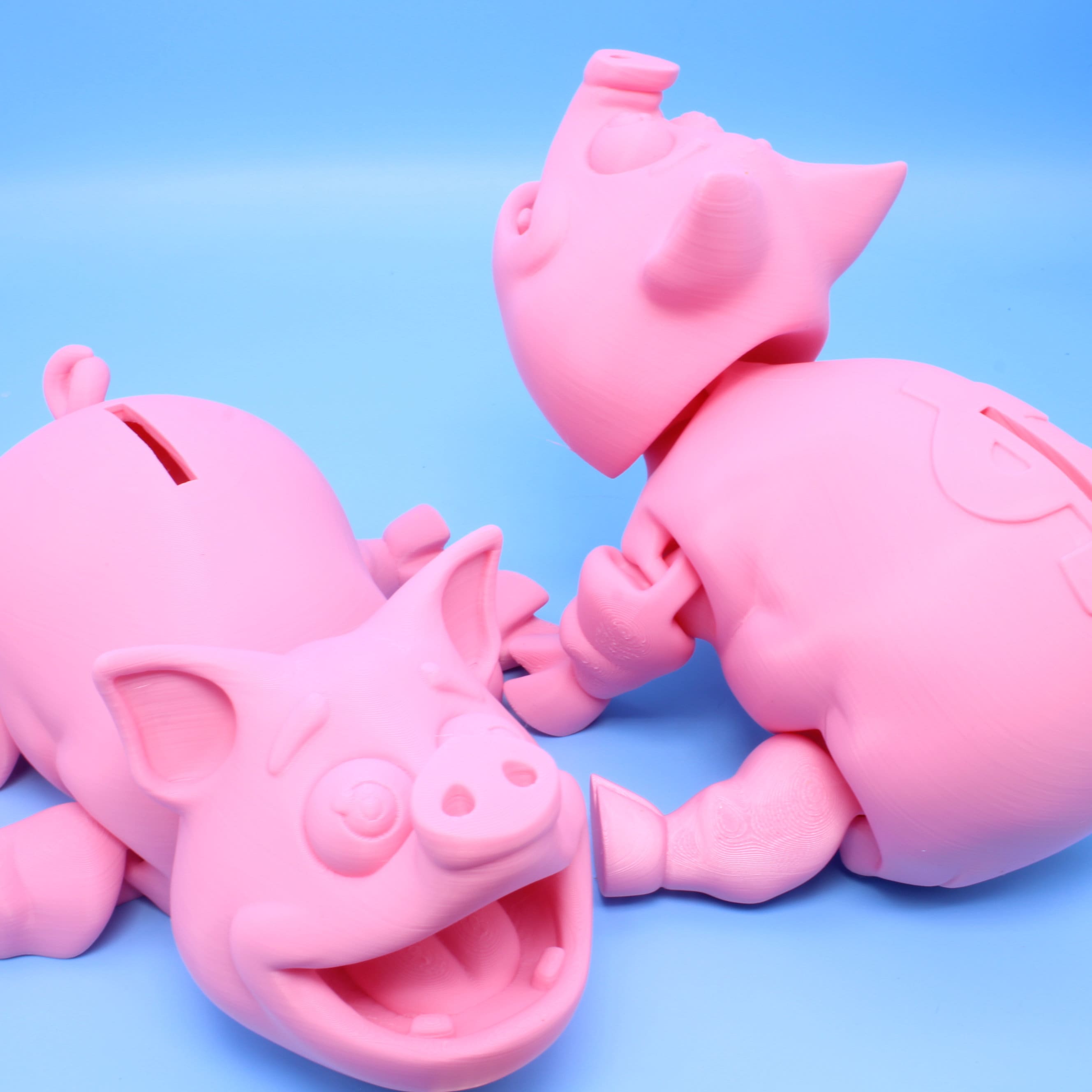 Piggy Bank Pig - 3D Printed