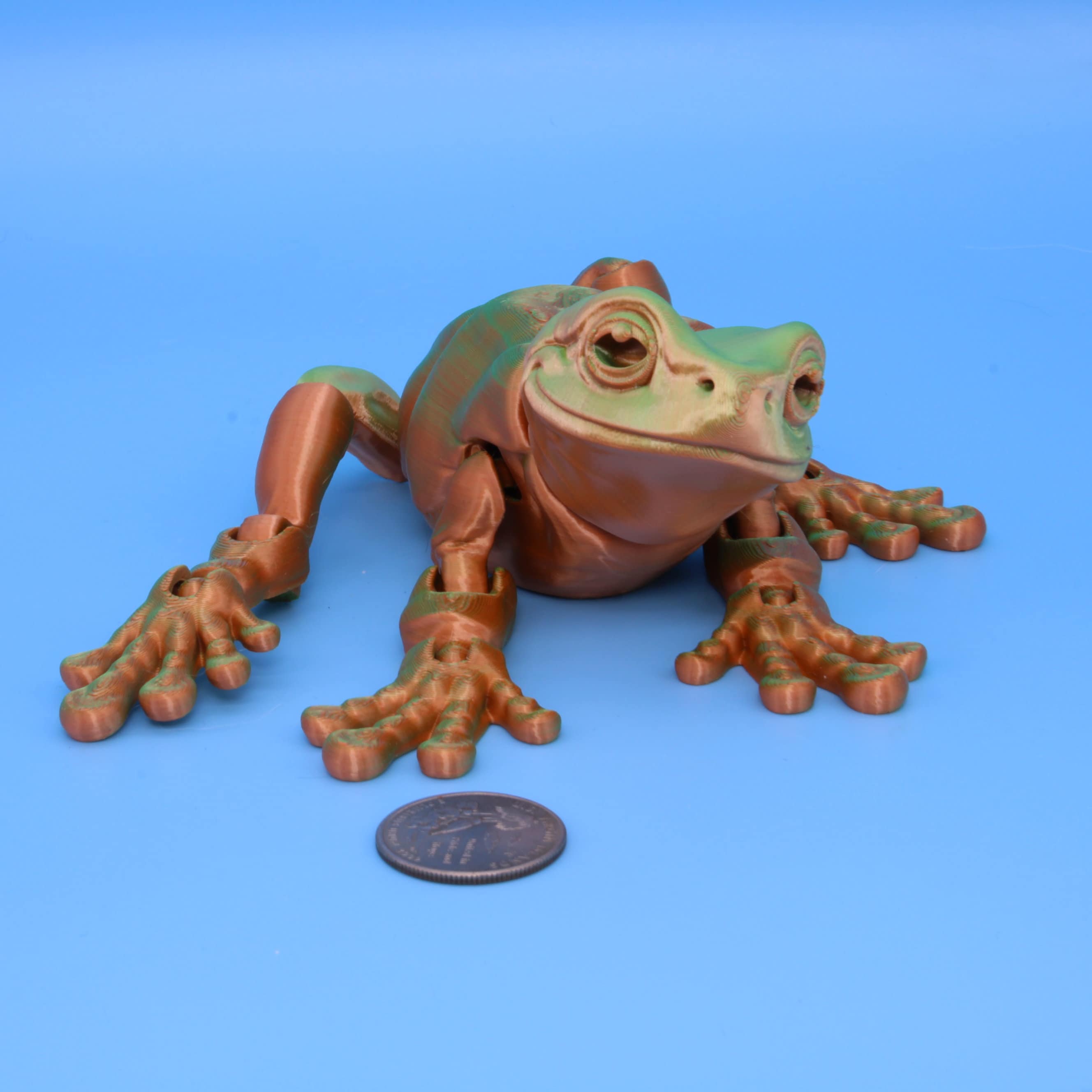 Whites Tree Frog, Over 100 Colors available - 3D Printed | Made to Order