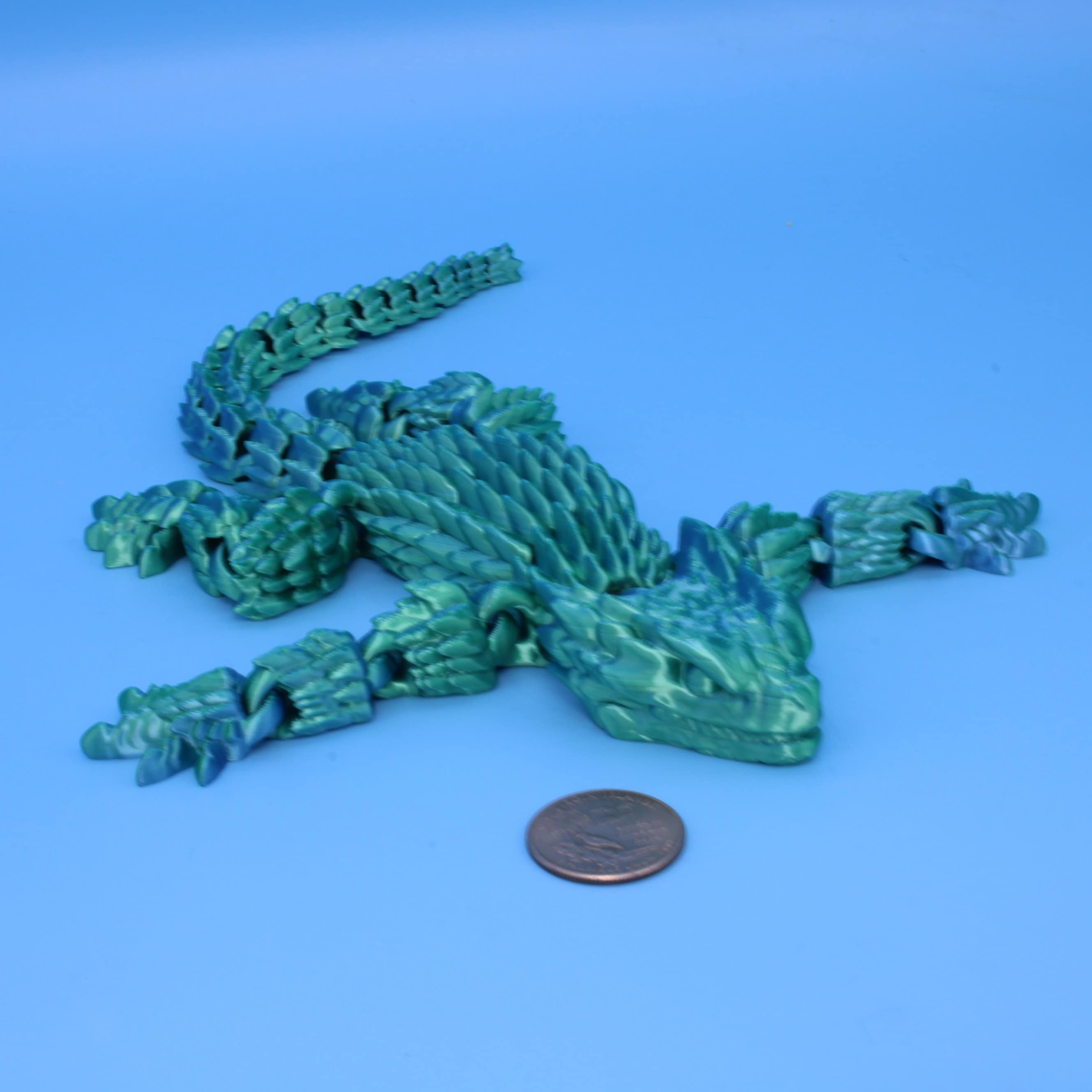 Lizard Armadillo, Over 100 Colors available - 3D Printed | Made to Order