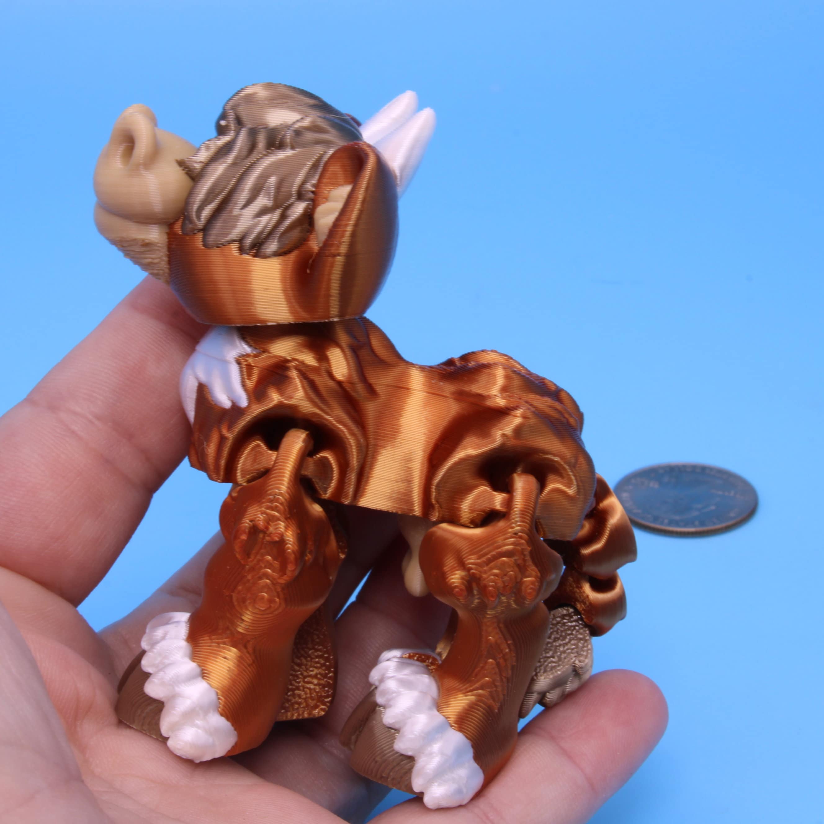 Highland Cow Miniature - 3D Printed