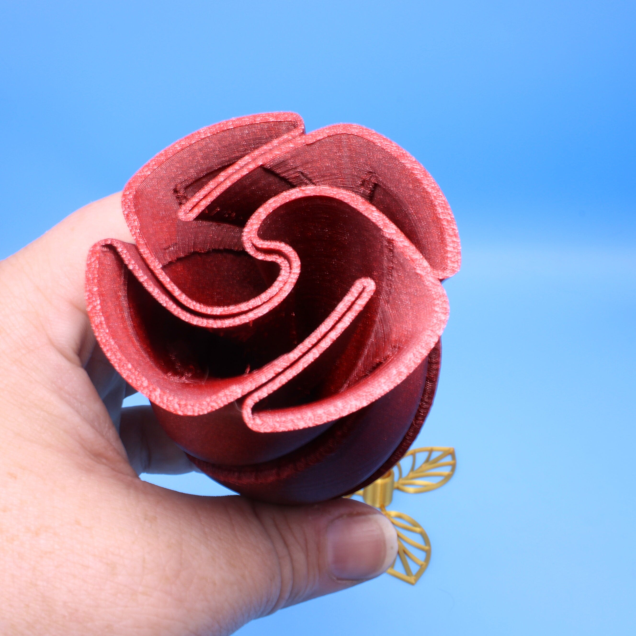 Articulated Rose 3D Printed