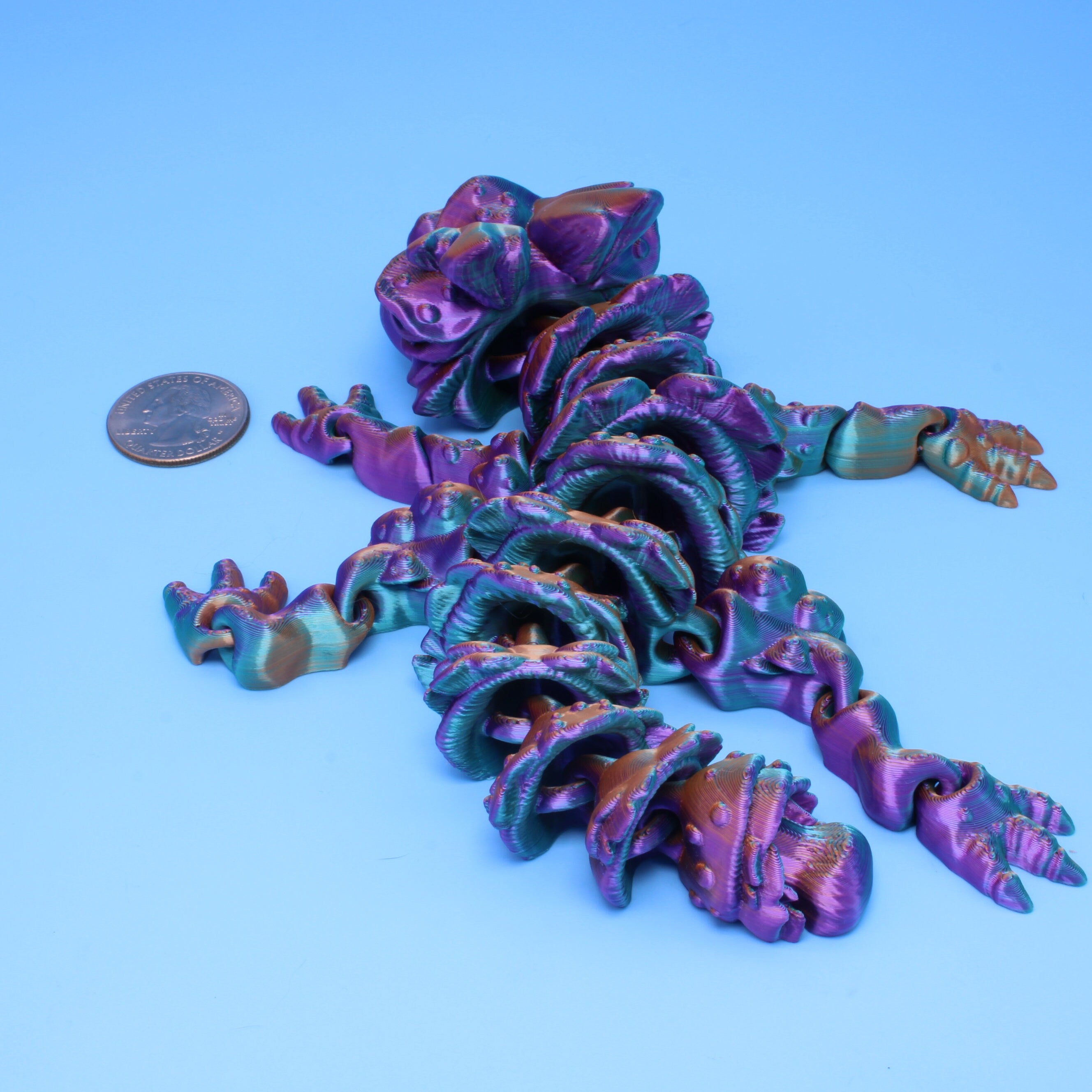 Fungus Tiny Dragon 3D Printed Articulating