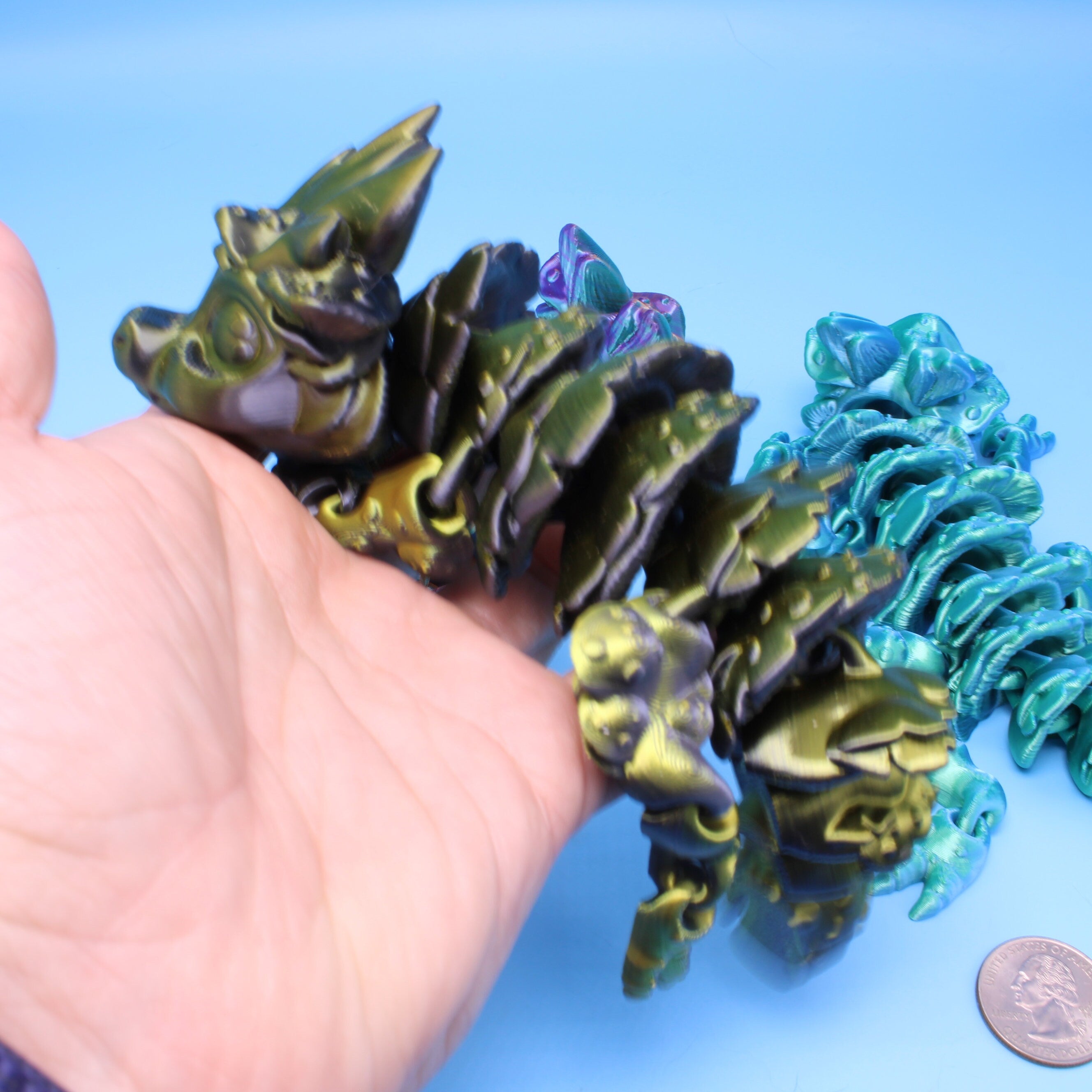 Fungus Tiny Dragon 3D Printed Articulating