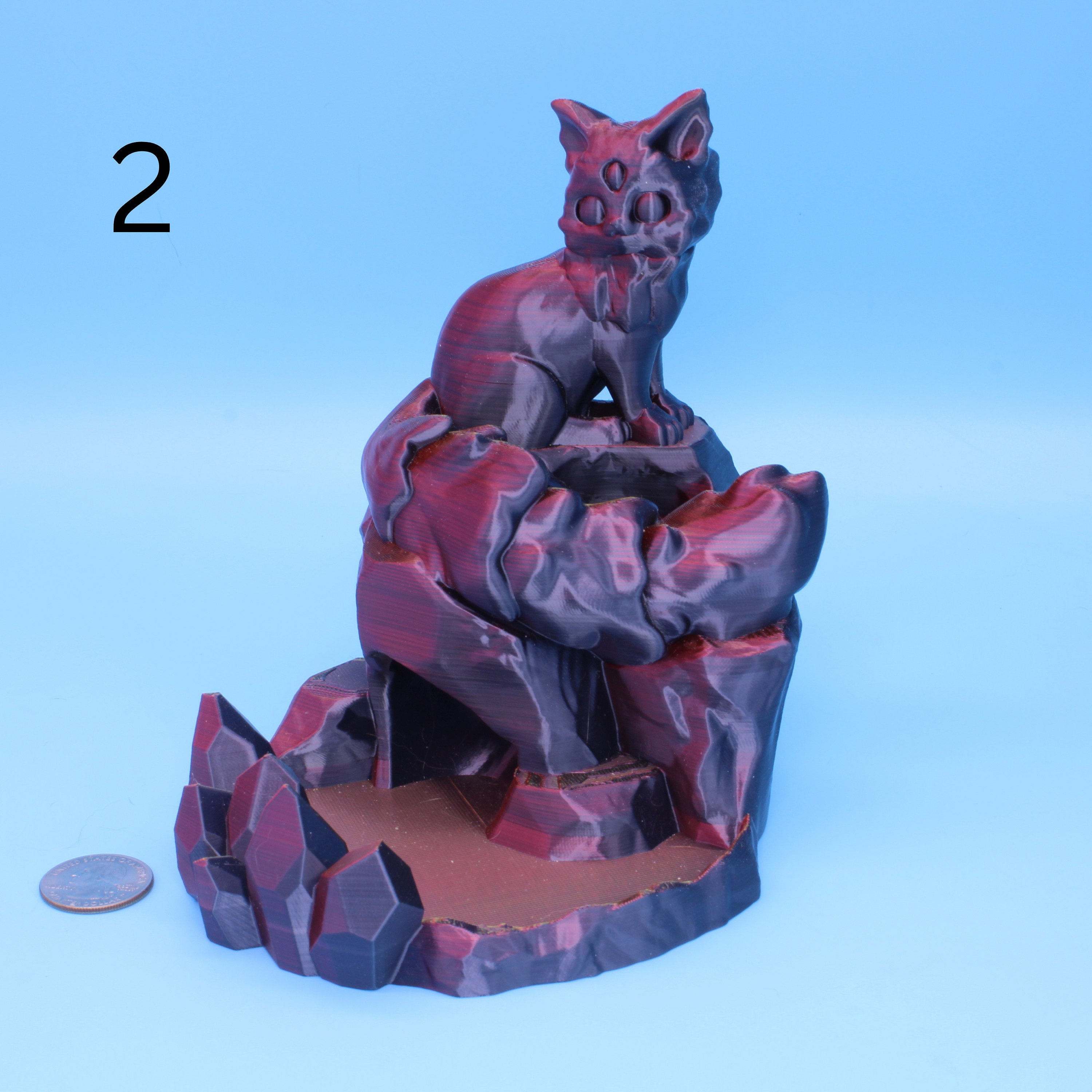 Arcadia Cat Dice Tower | 3D Printed