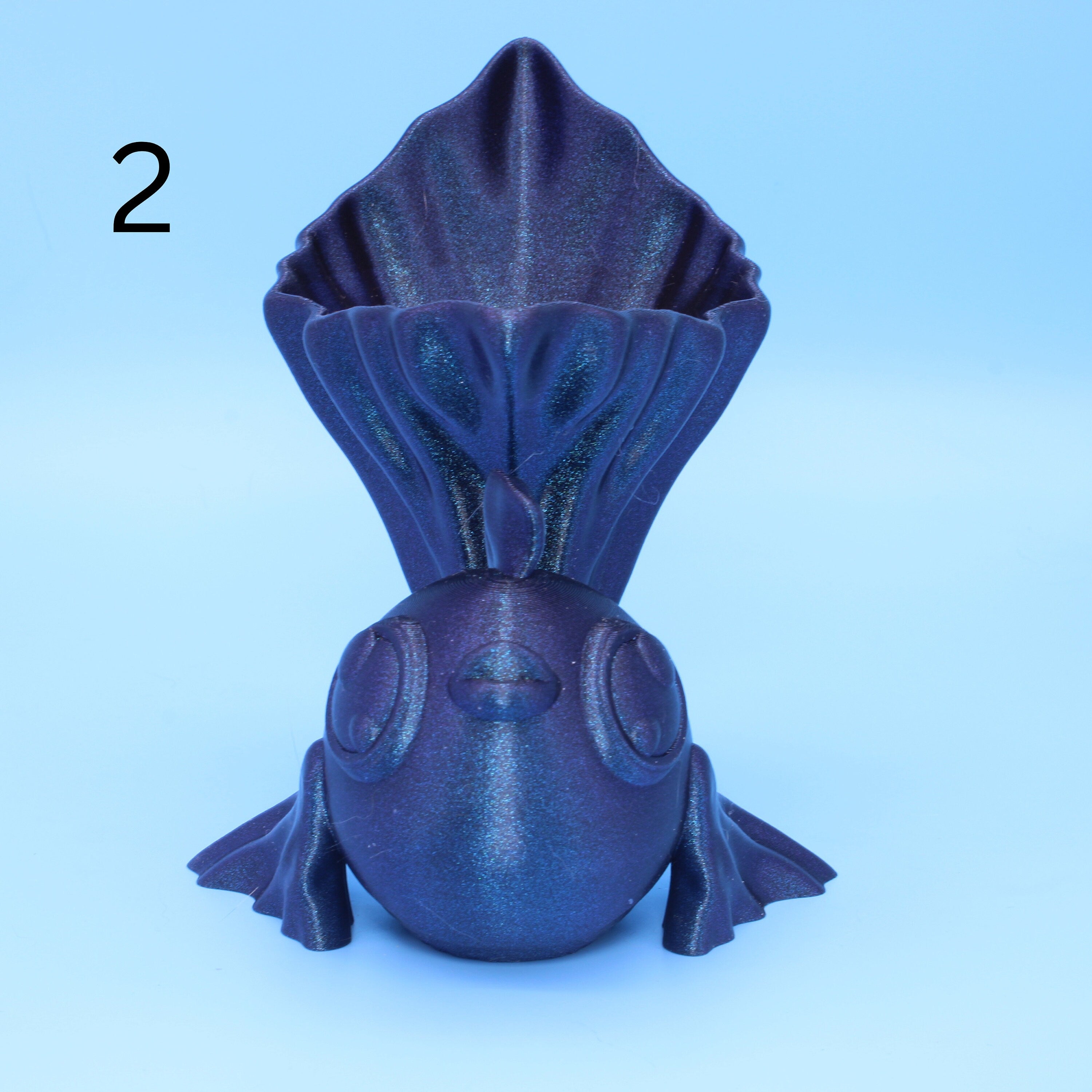 Fish Plant Holder, 3D Printed Flower pot for succulents