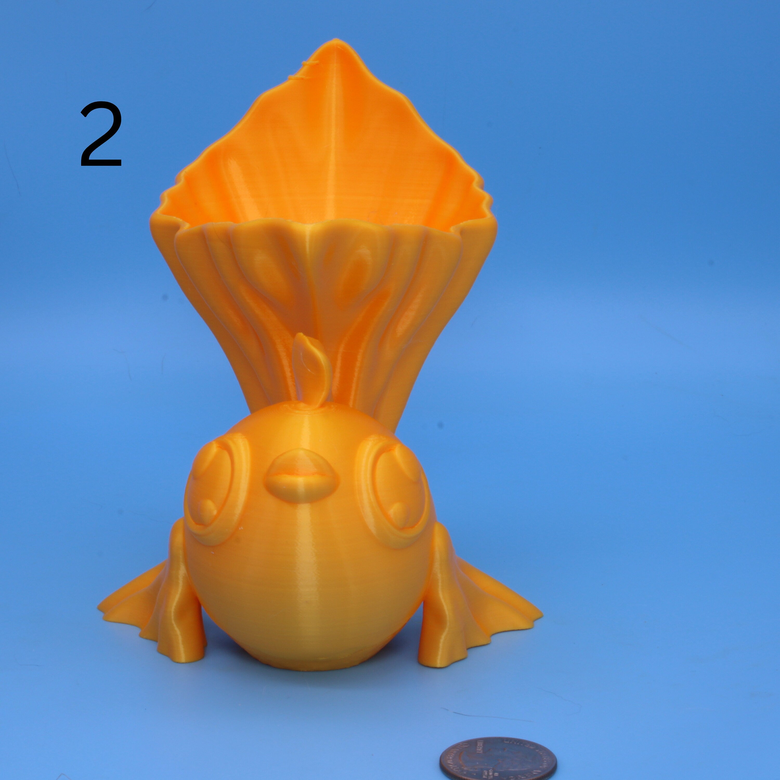 Fish Plant Holder, 3D Printed Flower pot for succulents