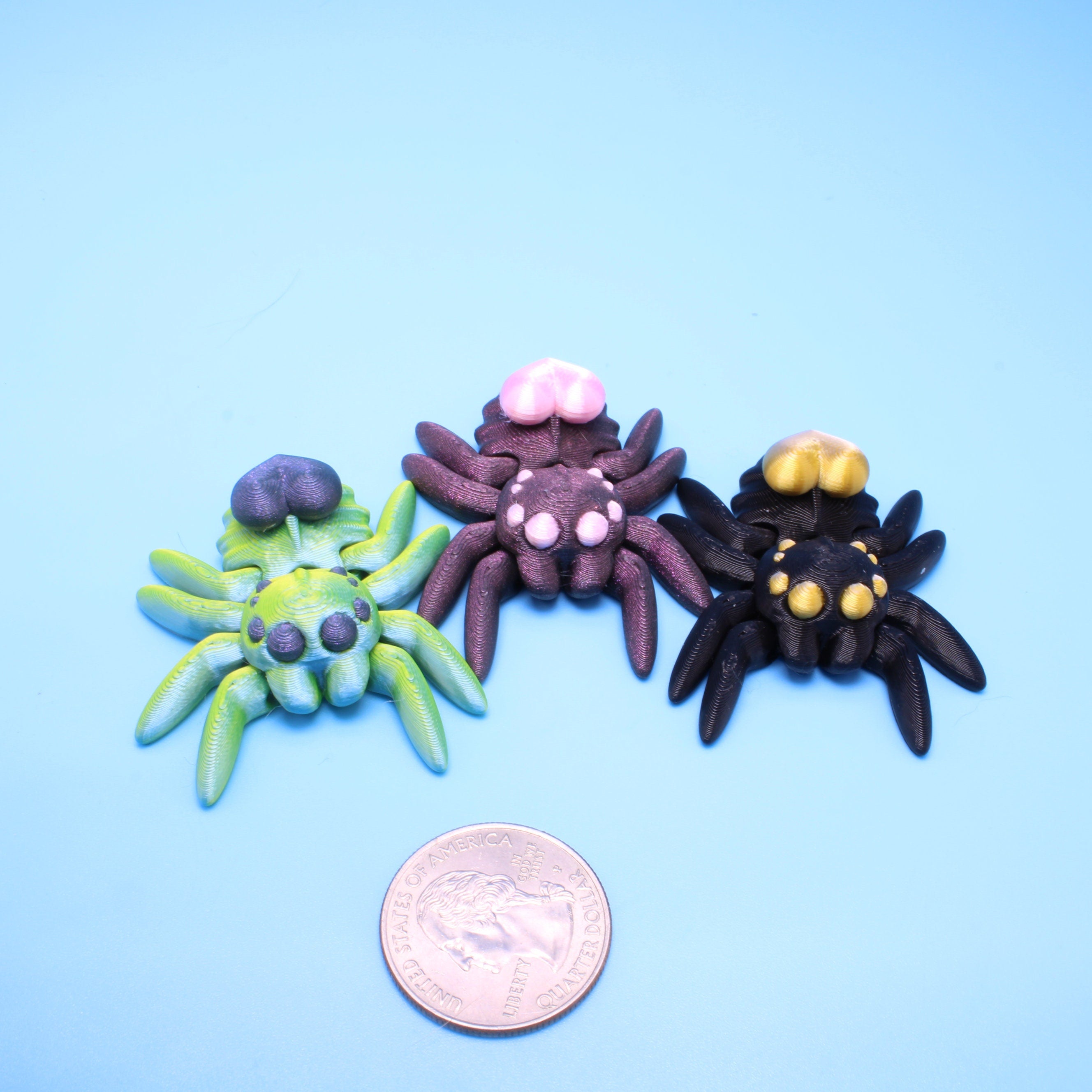 Tiny Spider with Heart - 3D printed