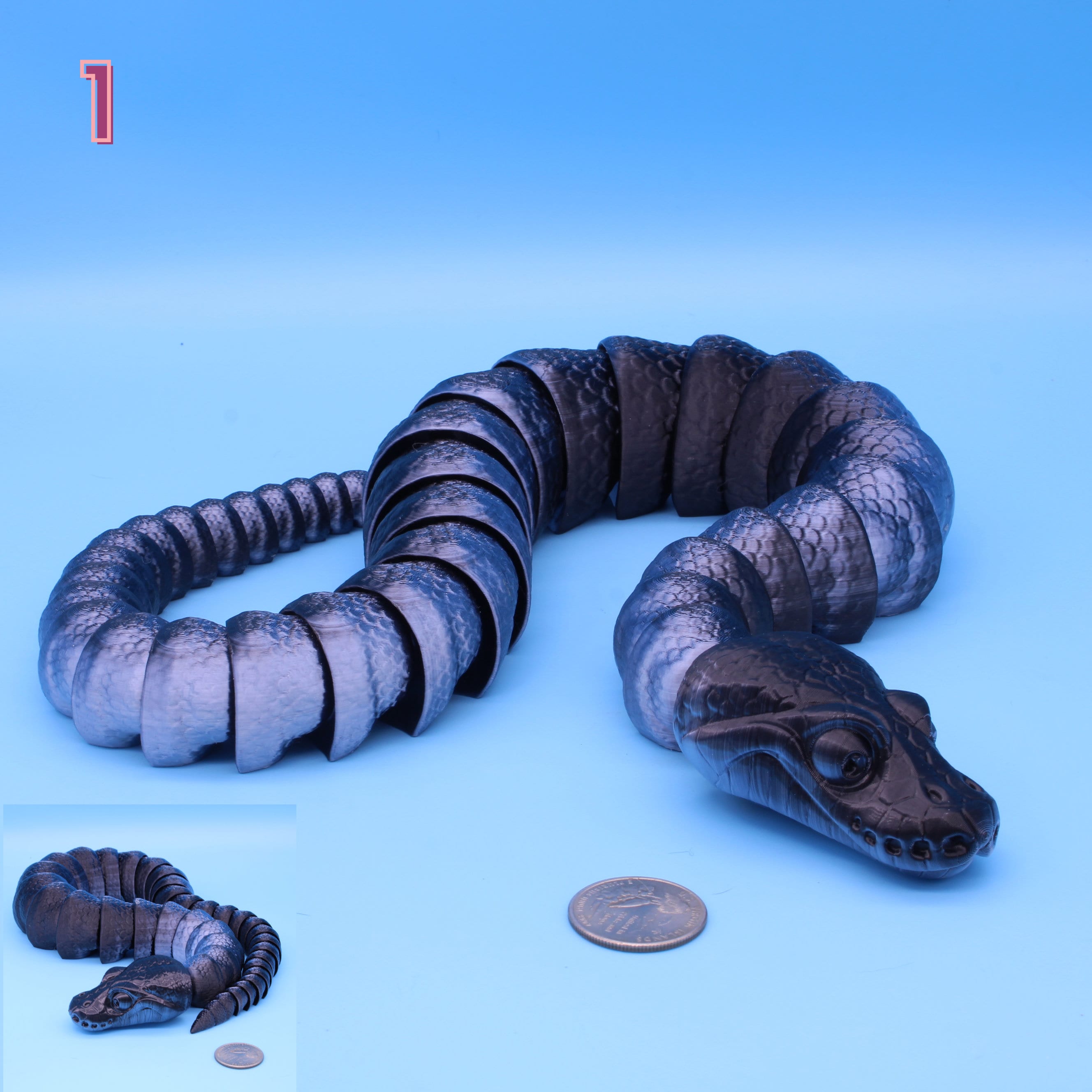 Snakes - 3D Printed Ball Python