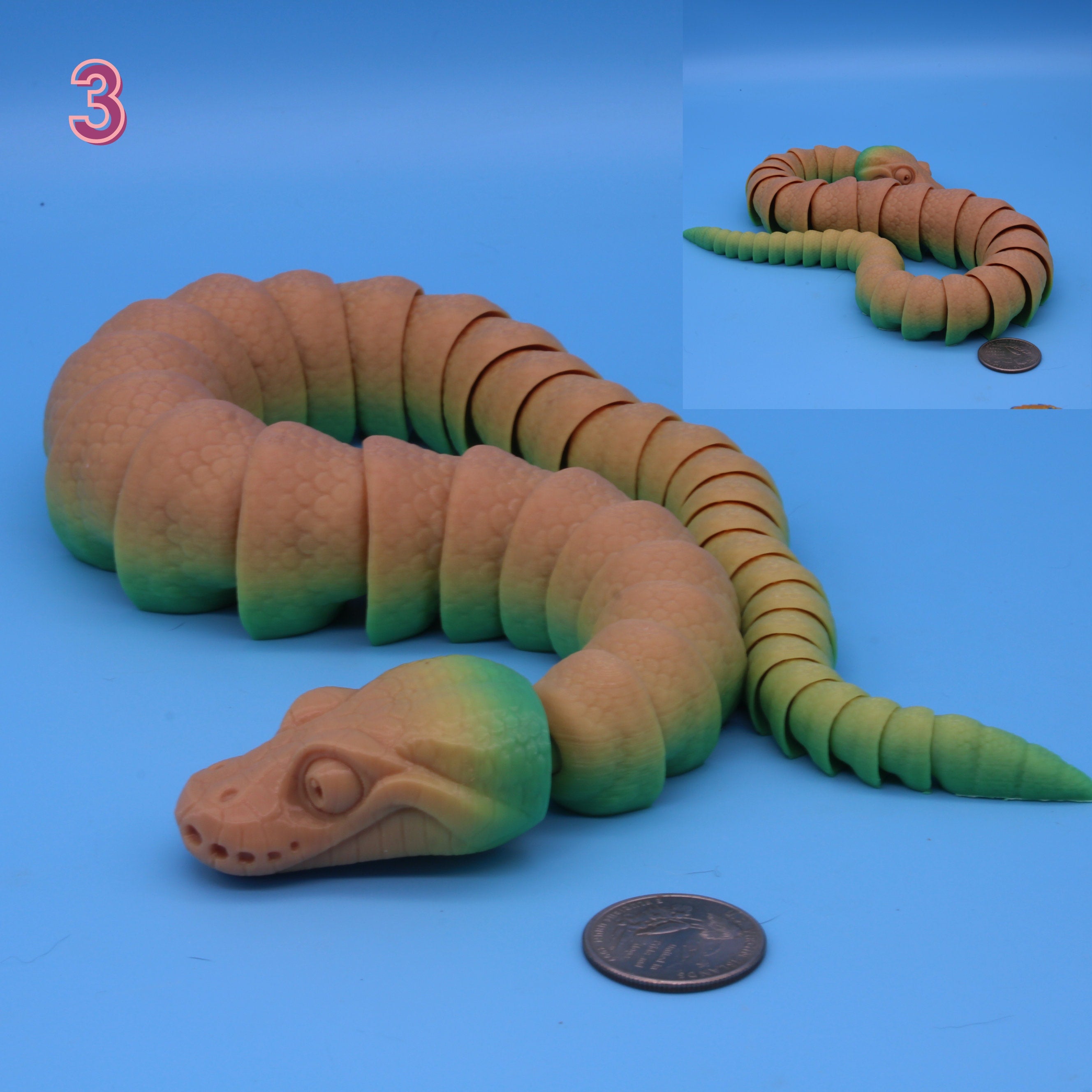 Snakes - 3D Printed Ball Python