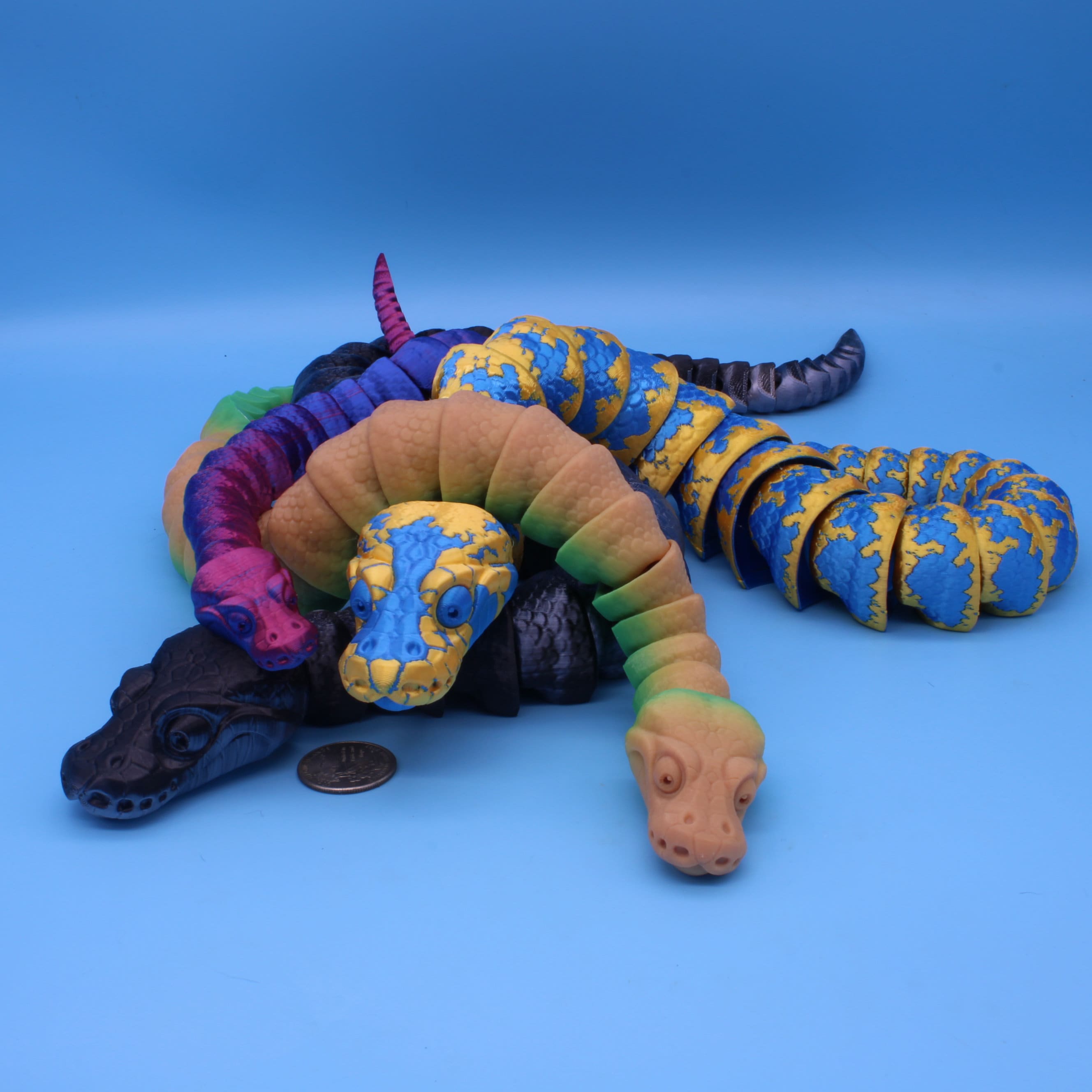 Snakes - 3D Printed Ball Python